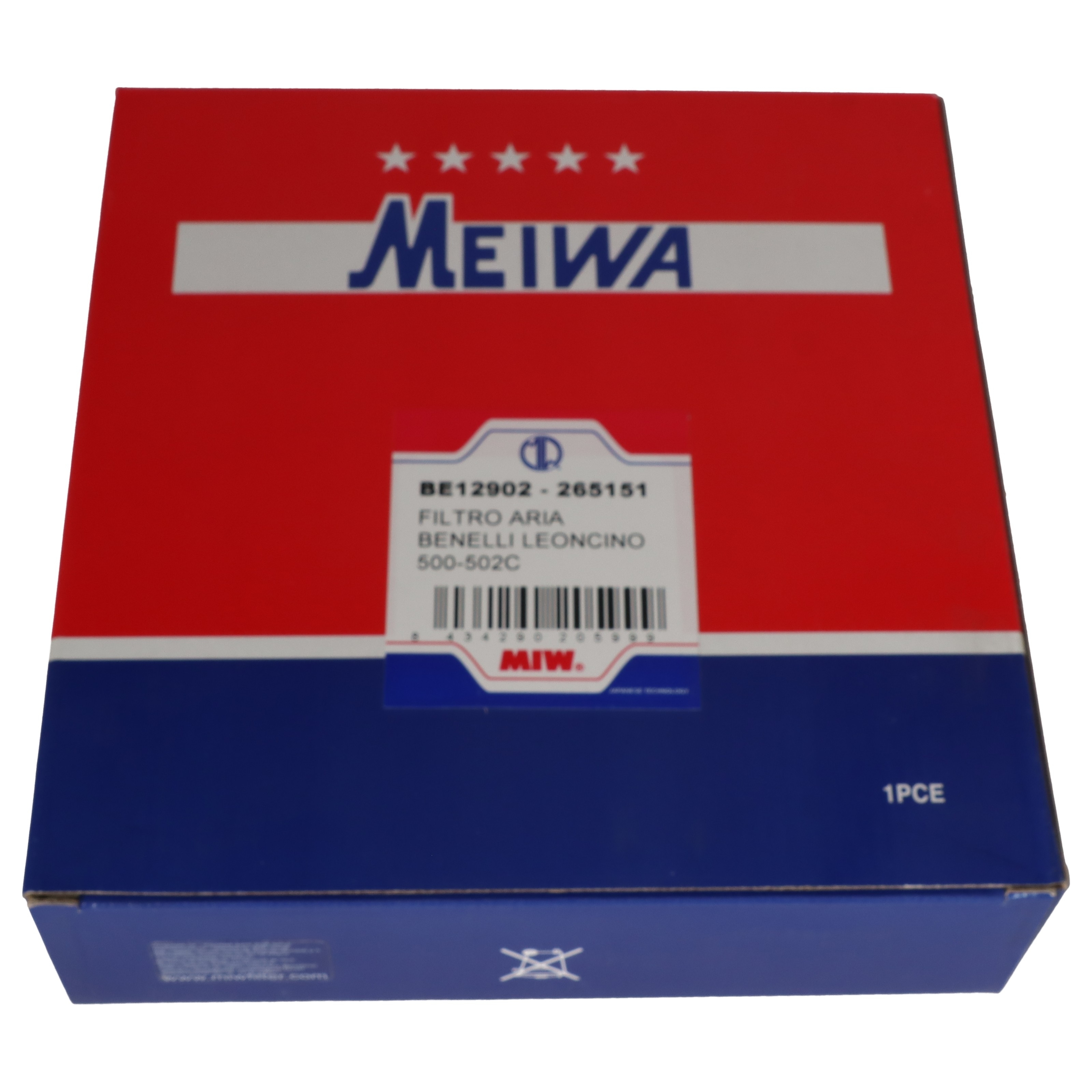 MIW Luftfilter BE12902 für Benelli 502 Cruiser ABS Leoncino 500 ABS TRK 502 QJ Motor