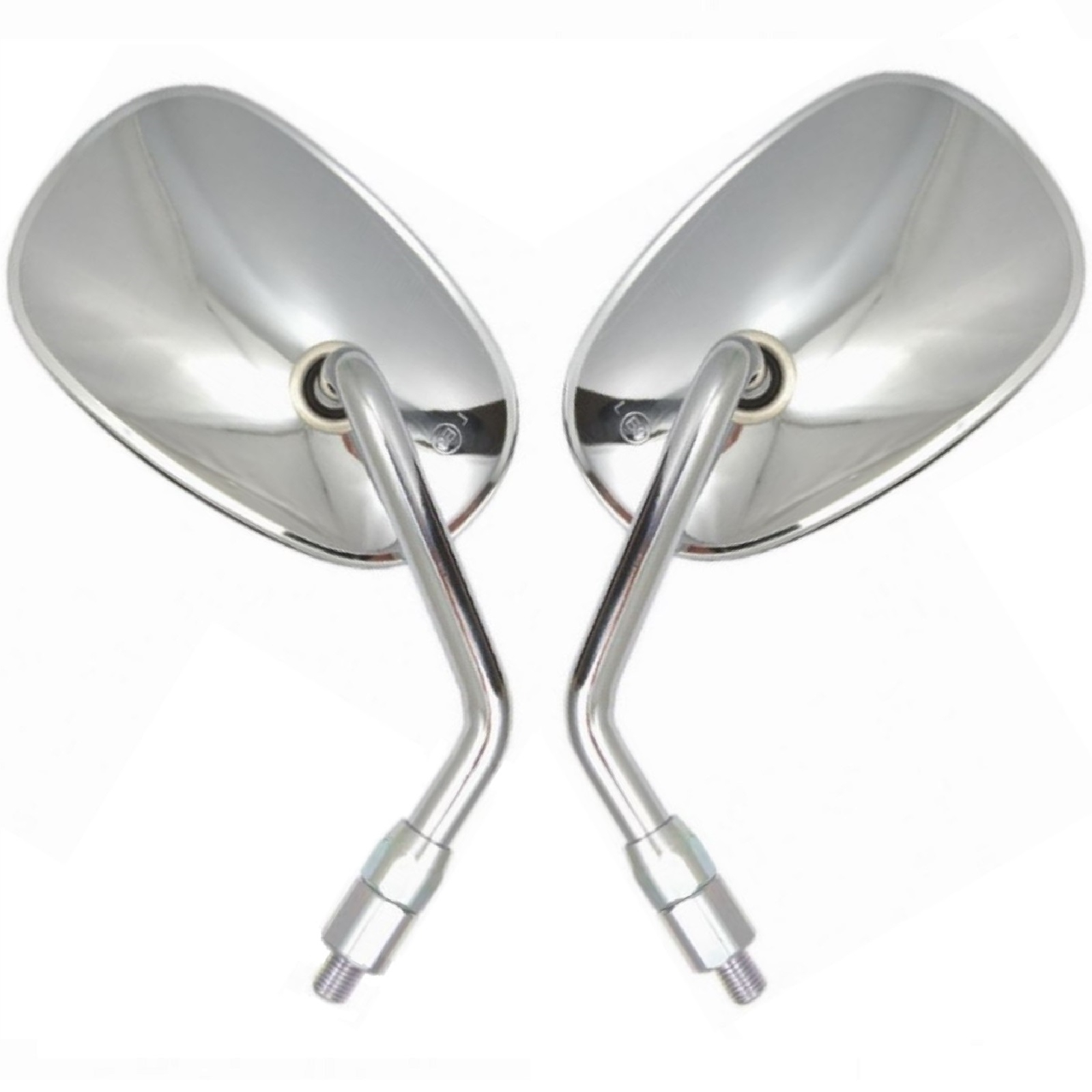 Spiegelpaar für Kawasaki VN 900 B 2013-2017 C 2007 Chrom M10 Rechtsgewinde