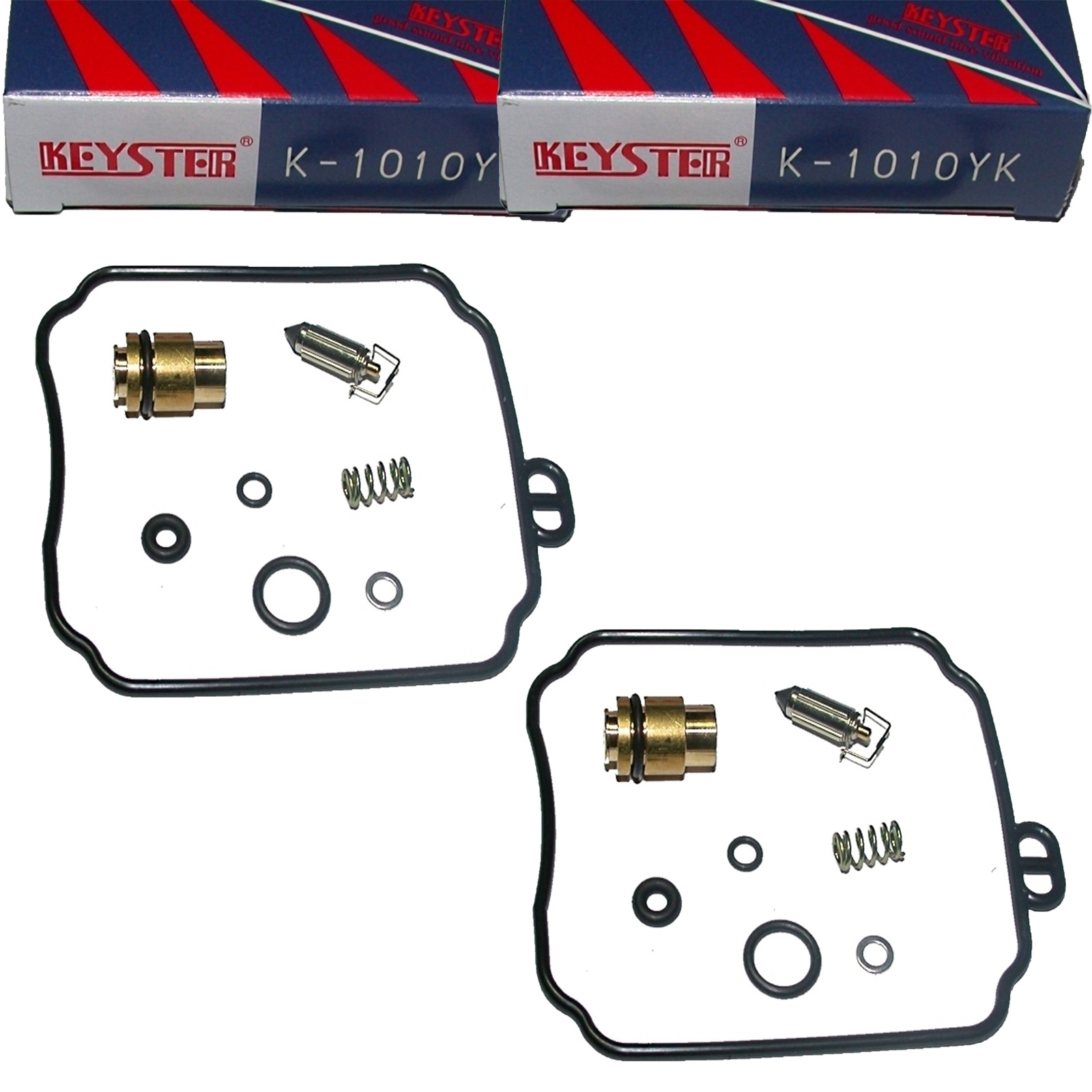 2x Keyster K-1010YK Vergaser Reparatursatz für Yamaha XV125 250 Virago XVS DragStar
