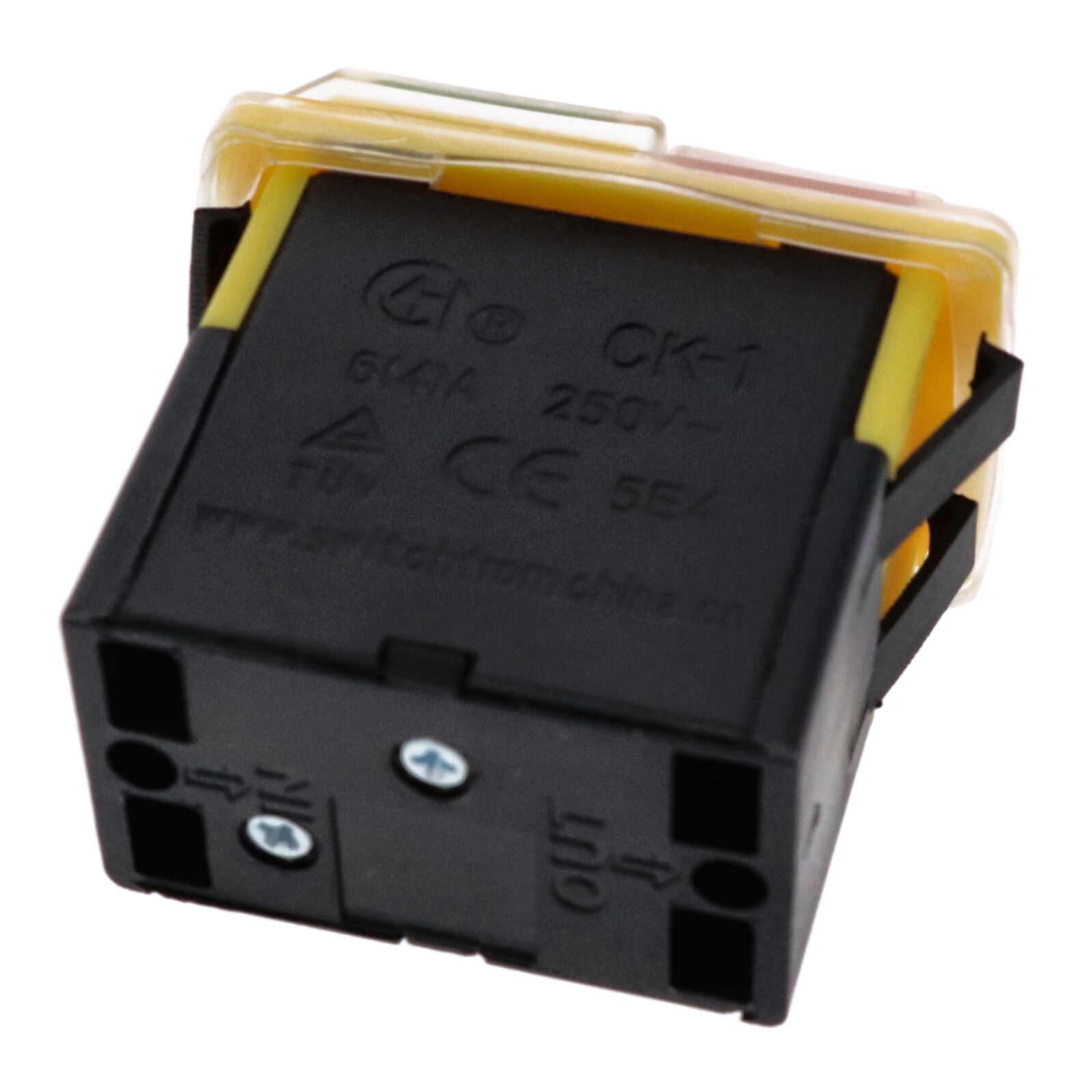 250V 6A IP54 Ein / Aus Druckschalter Schalter für Werkzeugmaschinen Wasserdicht