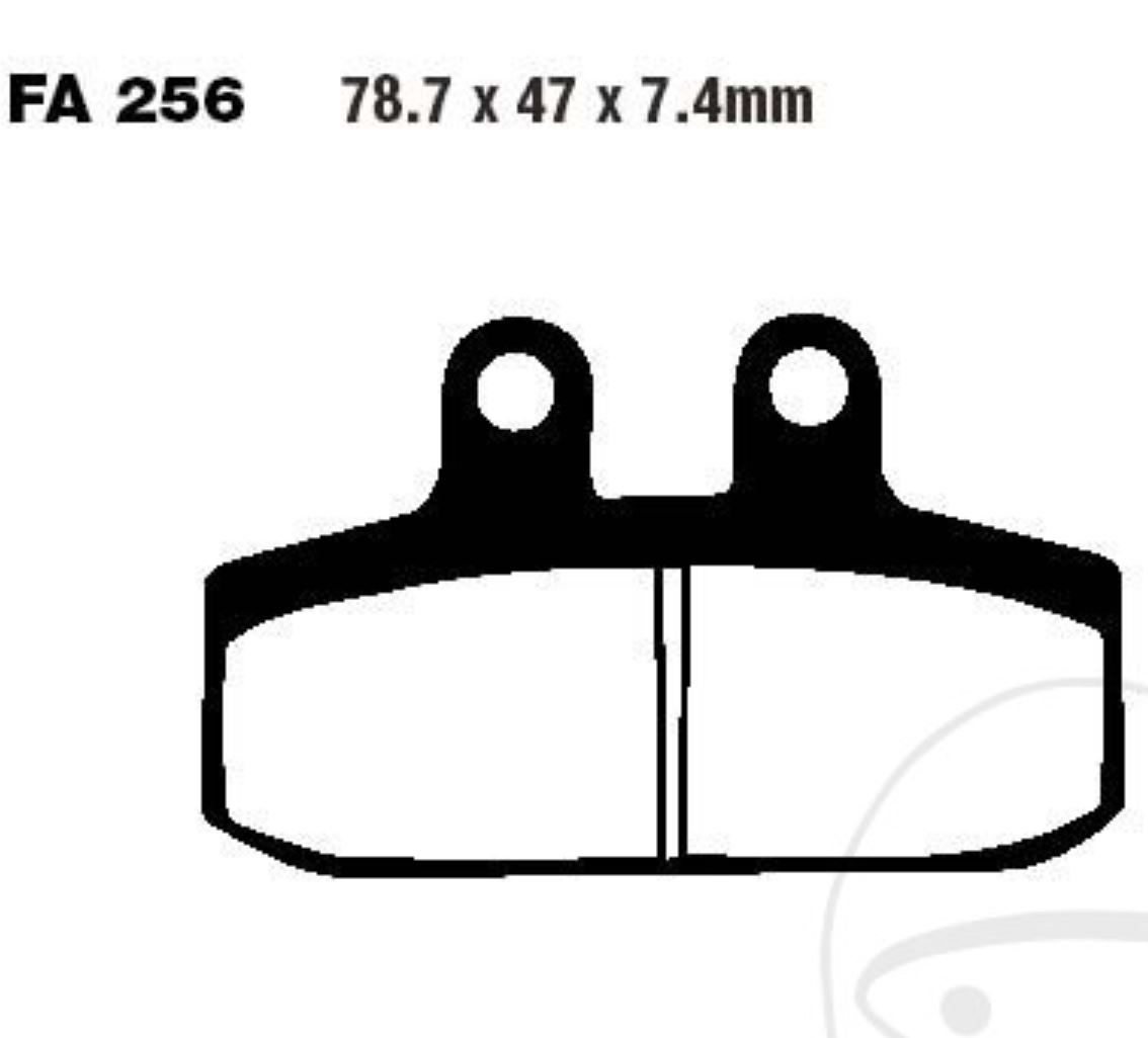 EBC Bremsbeläge FA256 Aprilia Red Rose Tuareg Mana Gagiva Gilera Honda