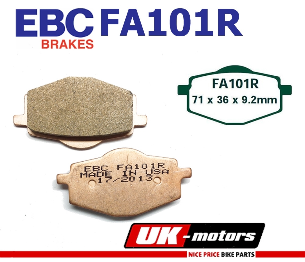 EBC Bremsen Set vorne links Sintermetall für Yamaha DT125LC DT200 XT225