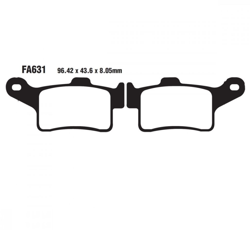 EBC Bremsbeläge FA631HH für CAN-AM Spyder 1000 RT RTS RSS ST STS