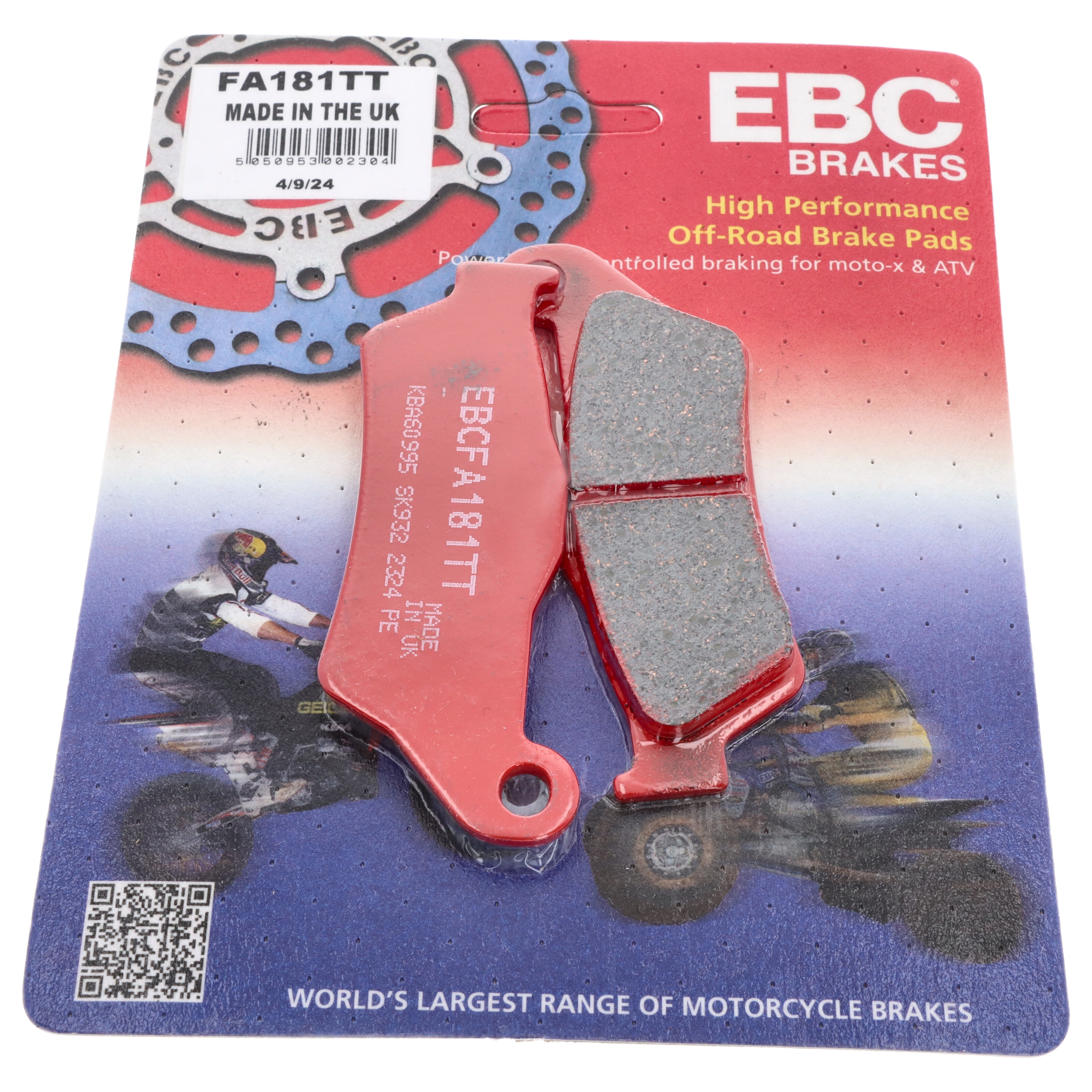 EBC Bremsbeläge FA181TT für Aprilia BMW Ducati Yamaha KTM Husqvarna Triump Rieju