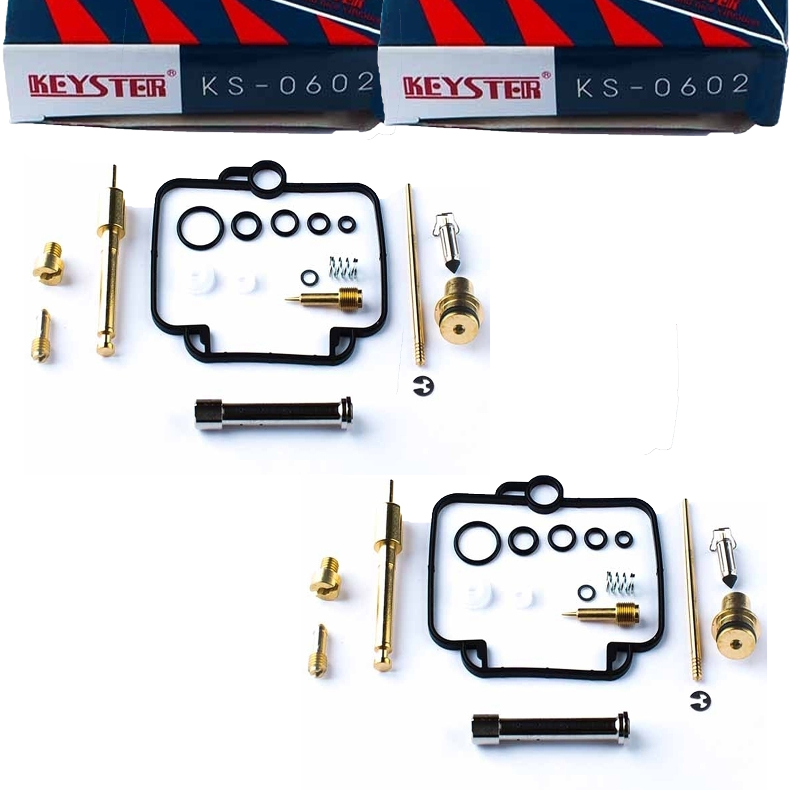 2x Keyster KS-0602 Vergaser Reparatursatz für Suzuki GS500 1989 - 2000 GM51B GS 500