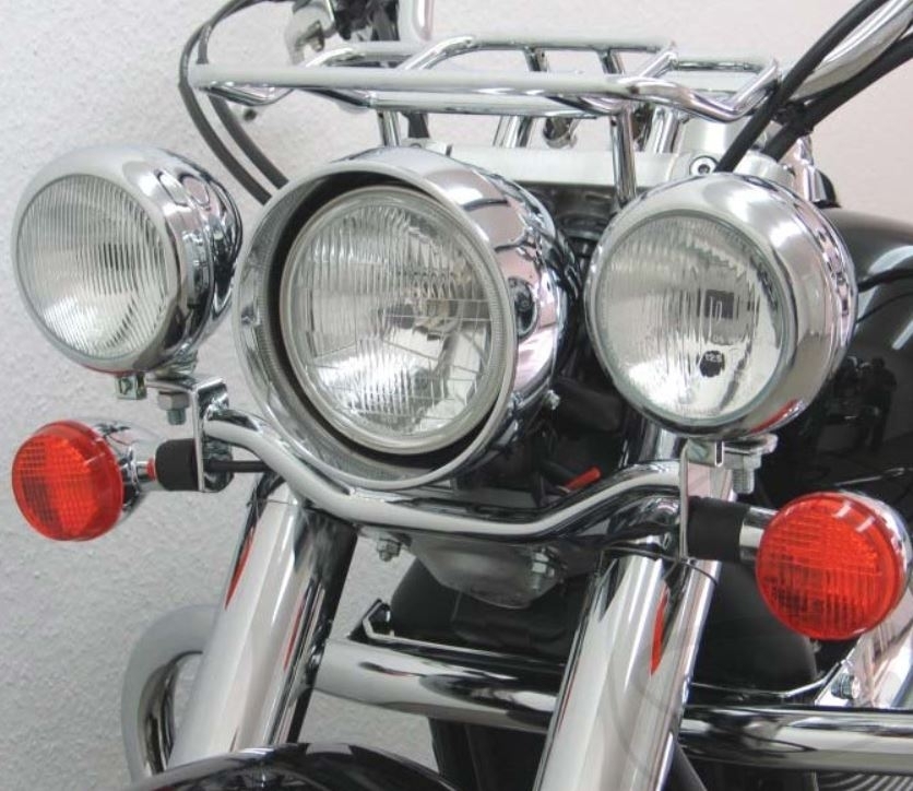 Fehling Lampenhalter chrom für Honda VT 750 RC50A RC50B RC50C