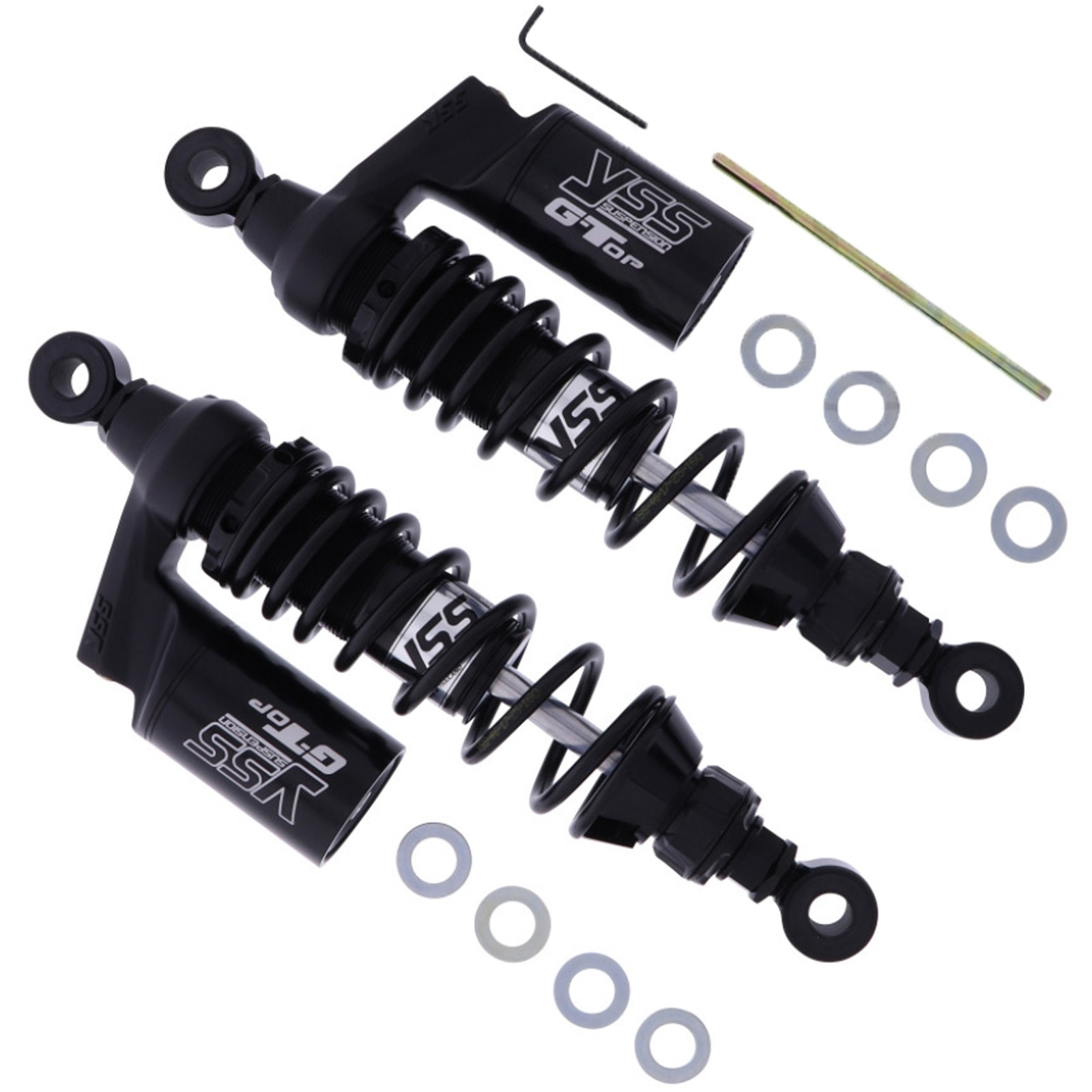 YSS RG362-320TRCJ-47-B Stoßdämpfer Federbeine hinten für Yamaha SR500 1986 - 1999 48T Trommel & Scheibenbremse