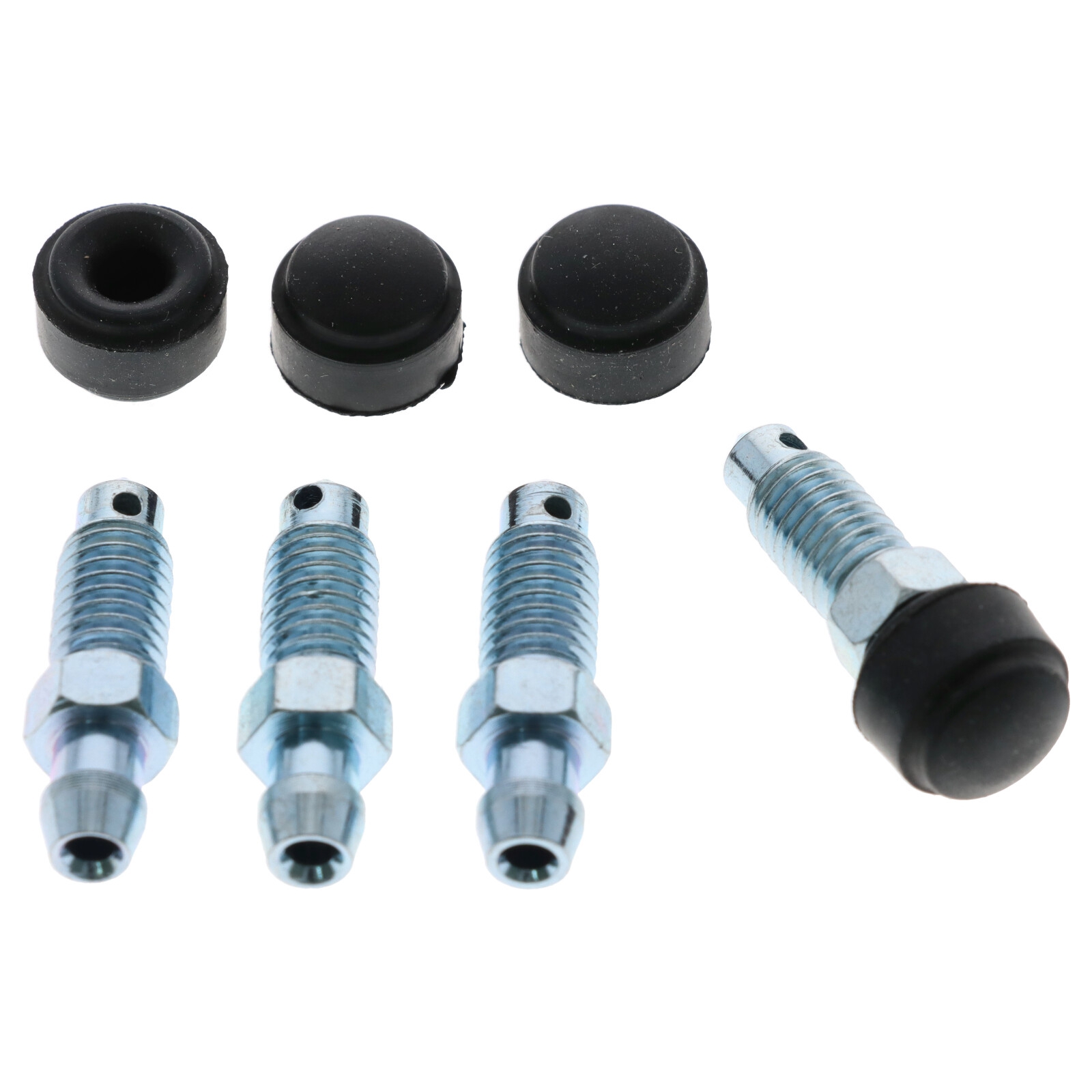 4x Quick Brake QB0015-4 Bremssattel Entlüfterschraube Entlüftungsventil M8x1.25x33 mit Kappen