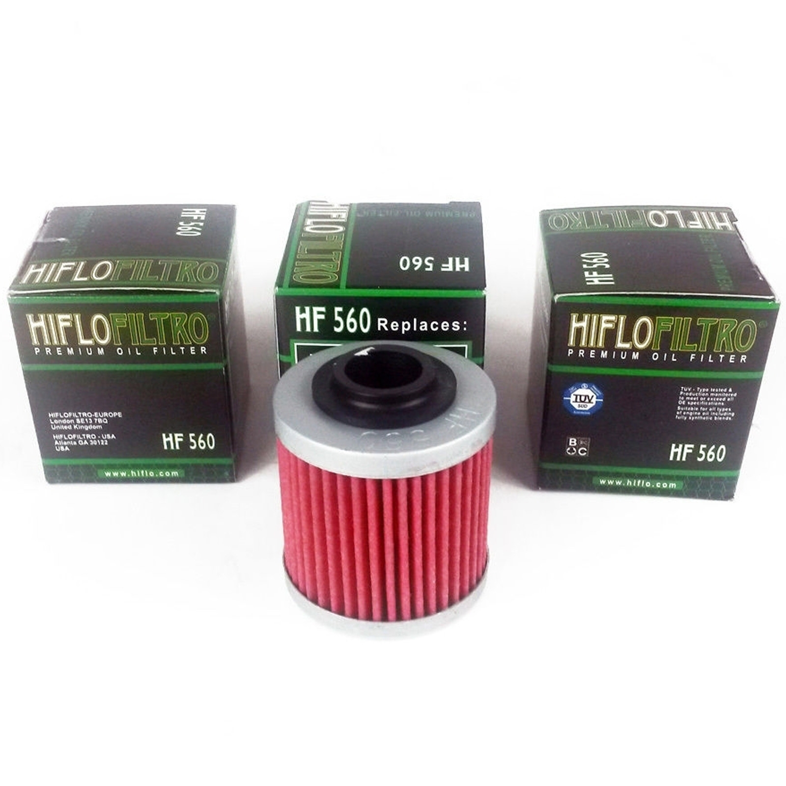 3x Hiflo HF560 Ölfilter für CAN-AM DS 450 2008-2015 DS 450 X XXC XMX Europa International