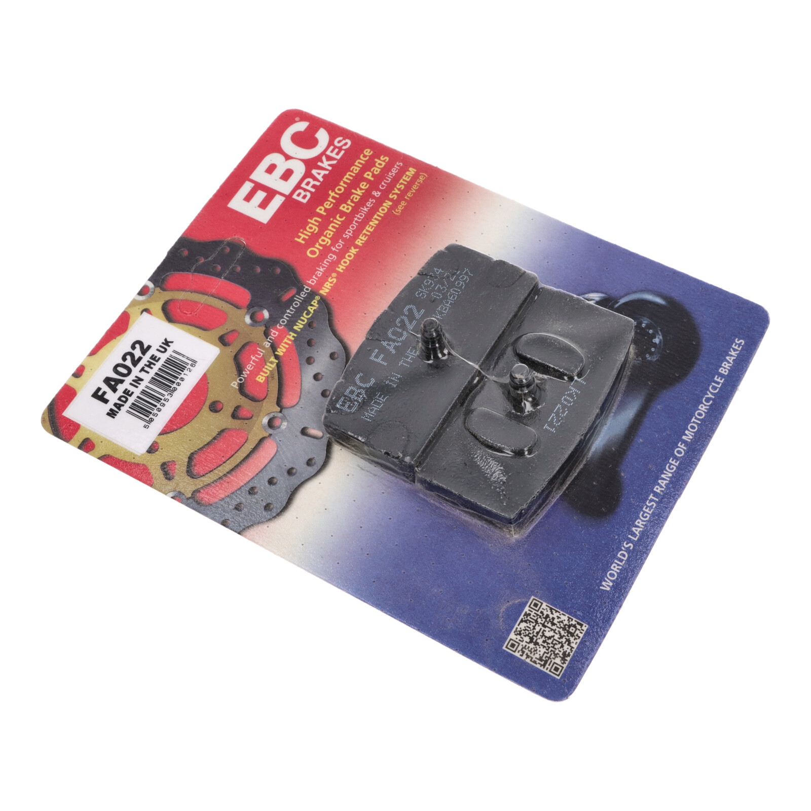 EBC FA022 Blackstuff Bremsbeläge vorne für BMW R60 R60/7 R75/6 R80 R90/6 R100