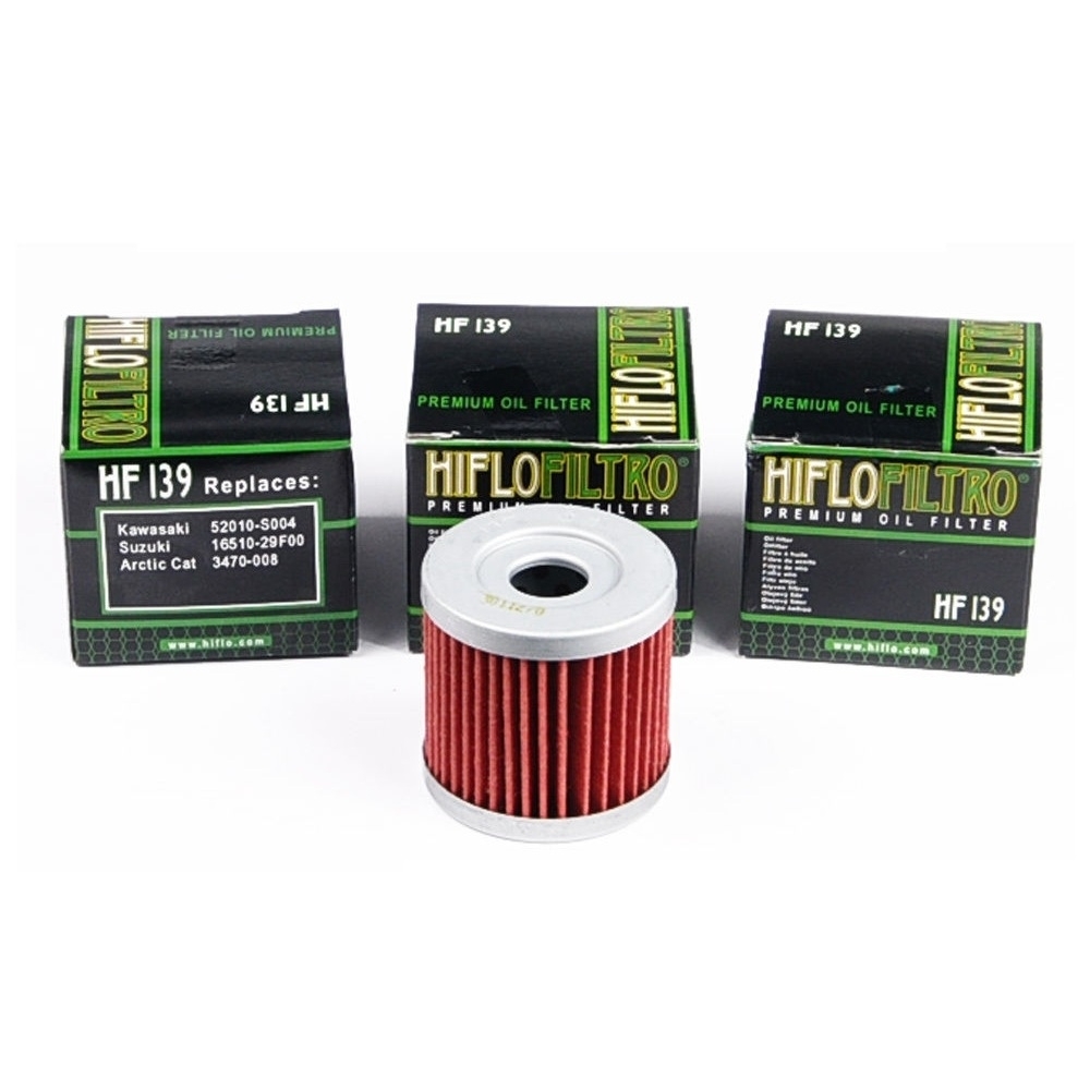 3x Hiflo HF139 Ölfilter für Suzuki DRZ 400 2001-2008 LTR 450 Kawasaki KFX 400 Arctic Cat DVX 400