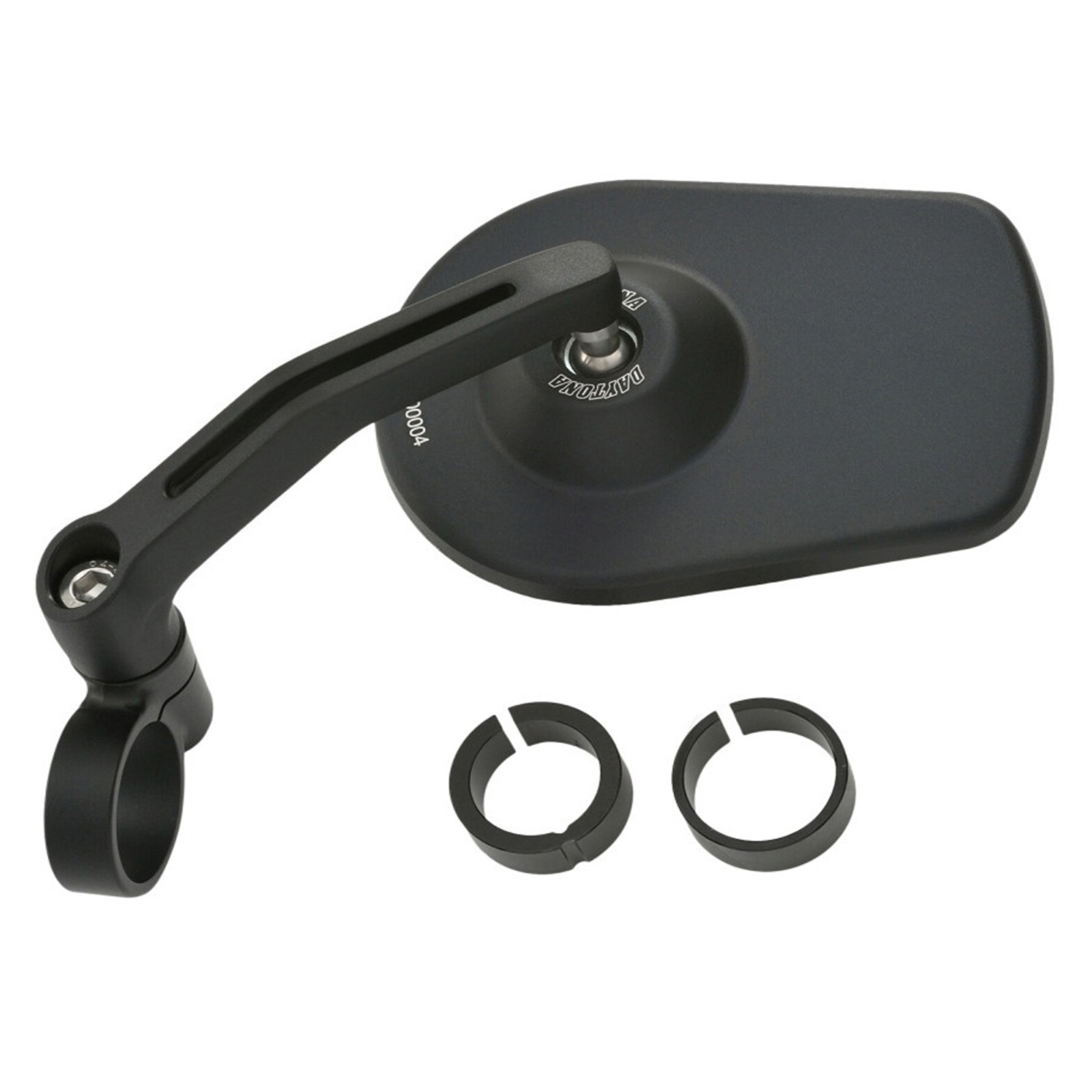 DAYTONA D-MIRROR-5 Lenkerendenspiegel Universal schwarz für 1 und 7/8 Zoll Lenker e-geprüft