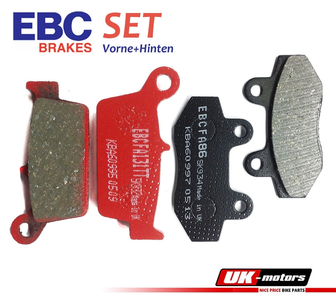 EBC Bremsbeläge SET Vorne + Hinten für Hyosung RX 400 05