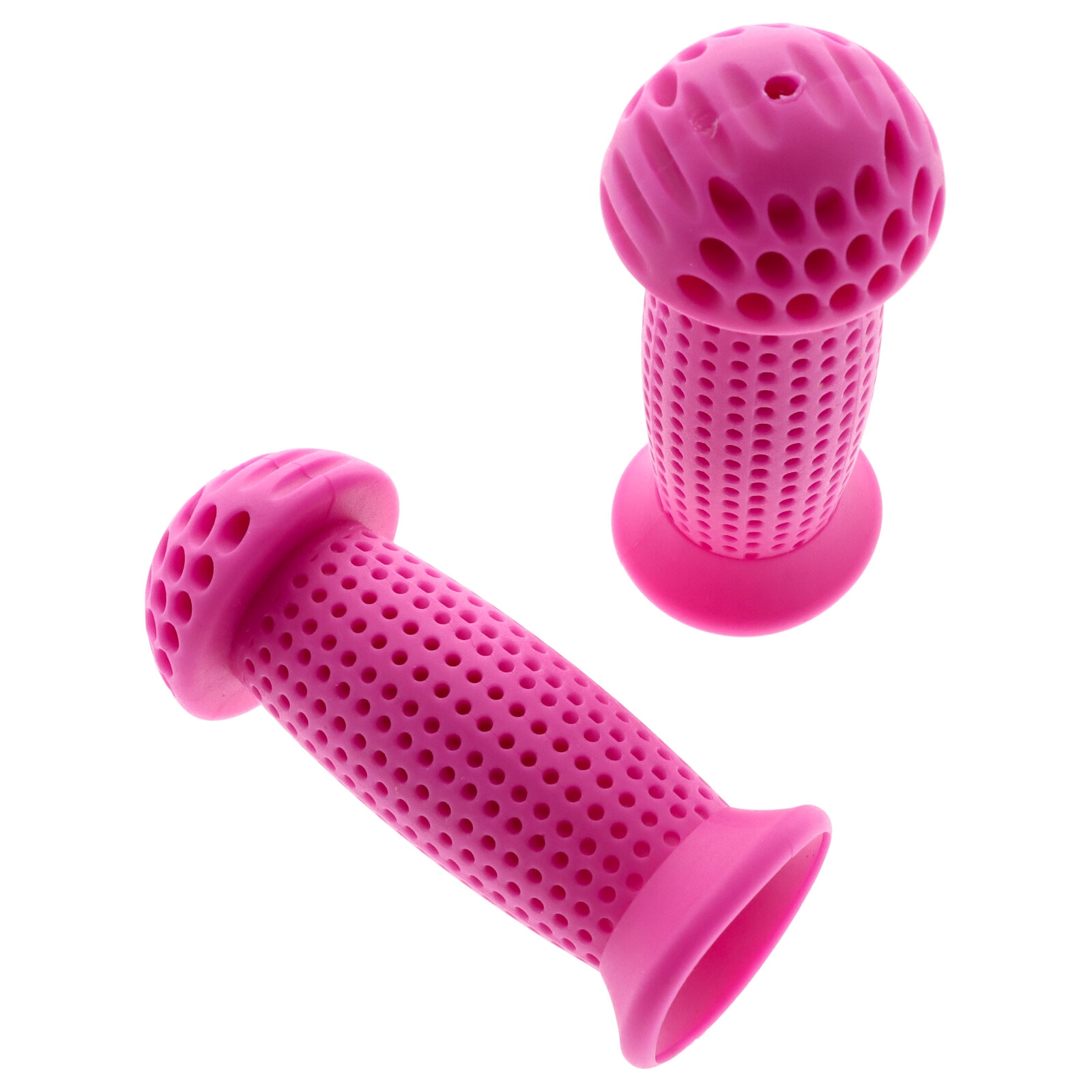 Kinderfahrrad Griffe Griffgummis Rosa universal Länge 95mm Lenkergummi Gummigriffe