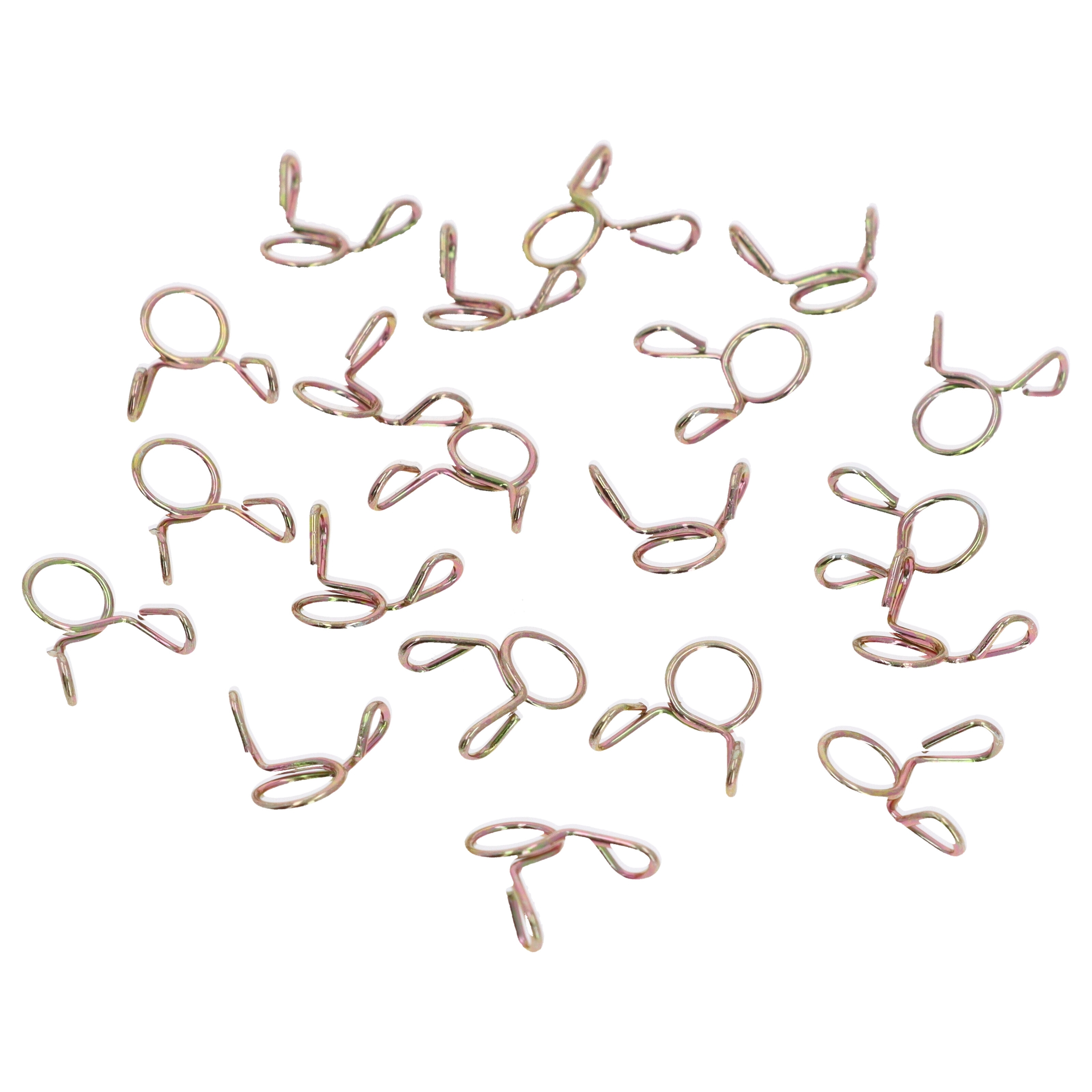20x Universelle Klemmen Schlauchklemmen für Benzinschlauch / Kraftstoffschlauch 5x1mm