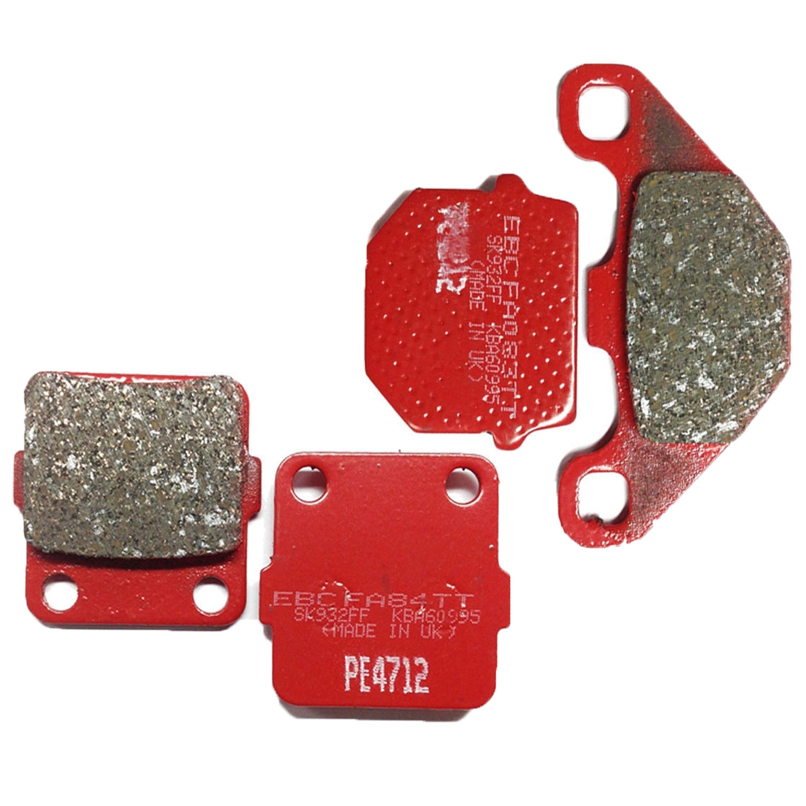 EBC Bremsbelagsatz für Kawasaki KX80 KX 80 1988 - 1996 vorne + hinten