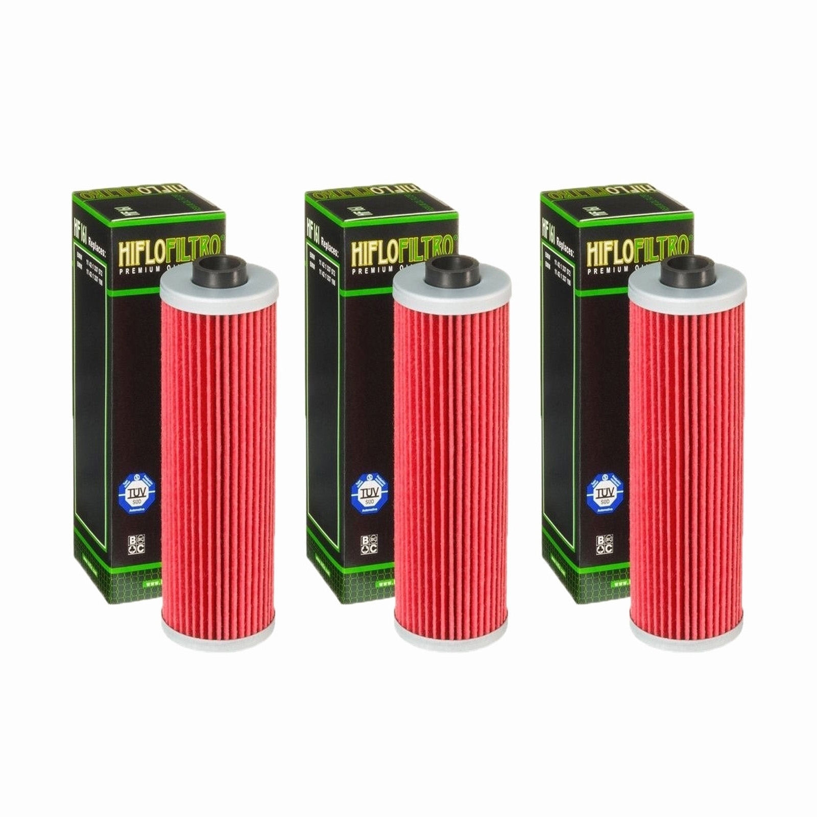 3x Hiflo HF161 Ölfilter für BMW R45 R50/5 R60/7 R60/5 6 7 R65 R75 R80 R100