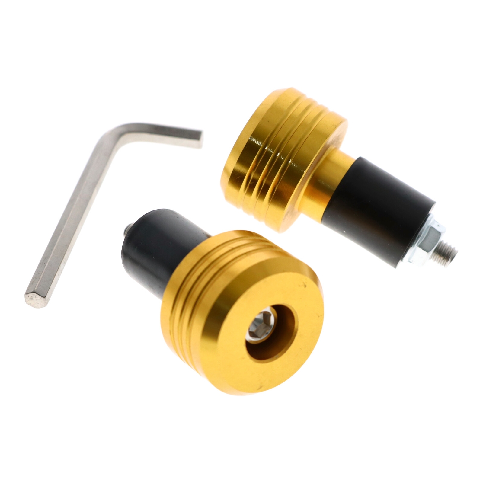 Motorrad Lenkerenden Lenkergewichte 103g gold für Lenker ab 18mm Durchmesser