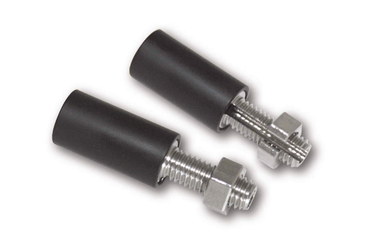 HIGHSIDER Blinkerverlängerung 27 mm f. Blinker M8 Gewinde, schwarz, Paar