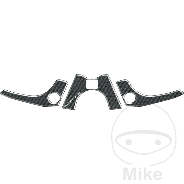 Gabelbrückenaufkleber Carbon PPS-VFR 800