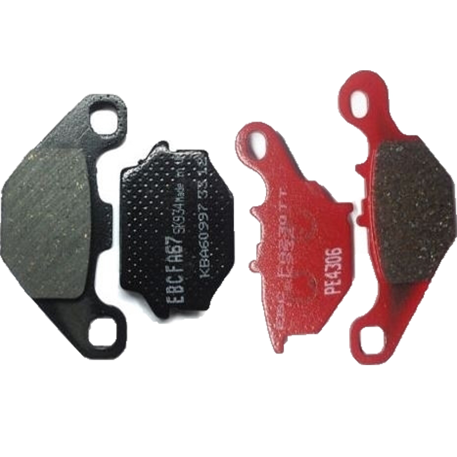 EBC Bremsbelagsatz für Kawasaki KMX125 B 1999-2003 MX125BBCB vorne + hinten