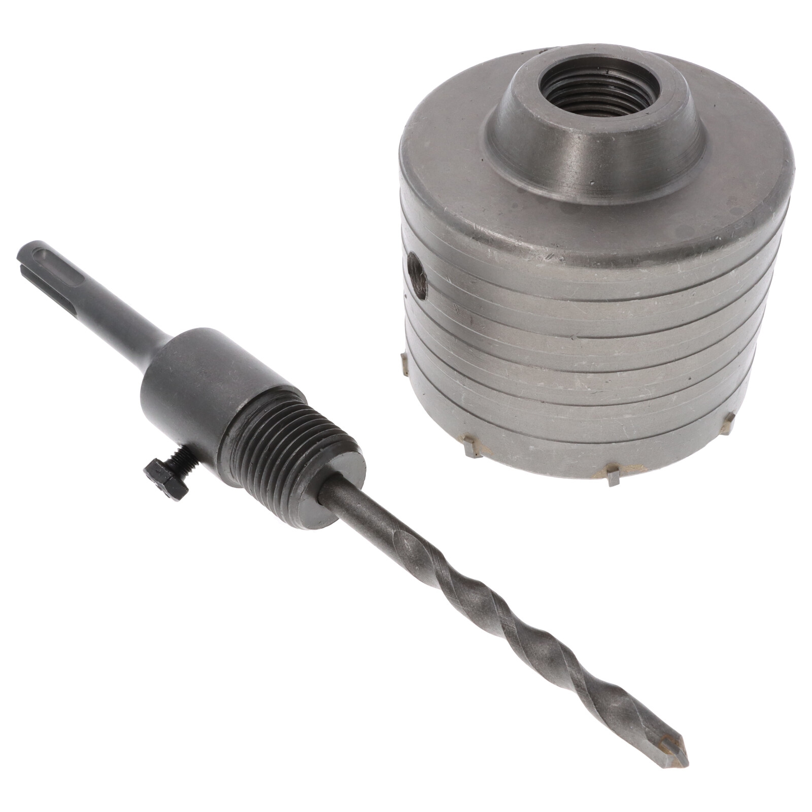 SDS Plus Bohrkrone Ø 100 mm Aufnahme SDS Plus Dosenbohrer Dosensenker M22