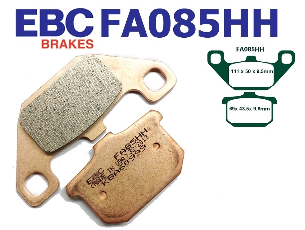 Bremsbeläge FA085HH für Kawasaki EL GPZ EN VN Z ZX ZL A B C D E F K R RX Y GP