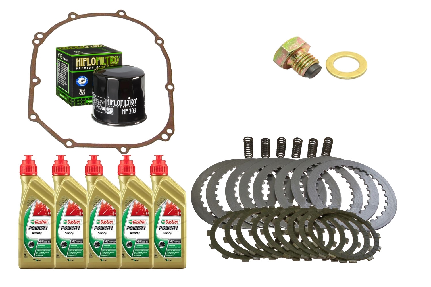 Kupplung Dichtung Ölfilter Öl Ablasschraube für Honda CBR 900 RR Fireblade SC28