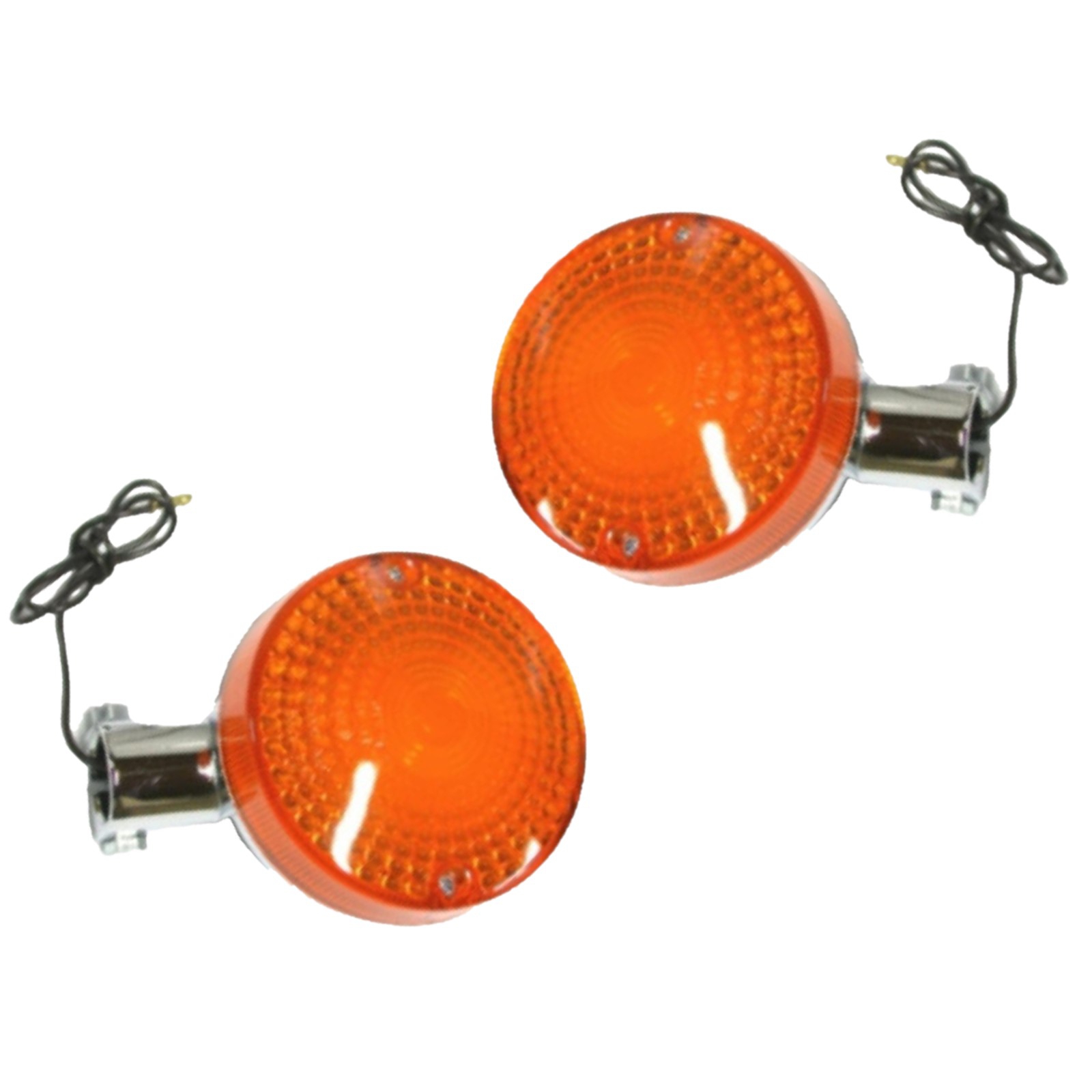 Blinkerleuchten Paar für vorne und hinten für Honda CB K Four 1976-1983 CX 500 1980-1984 GL1000 Goldwing 1976-1979