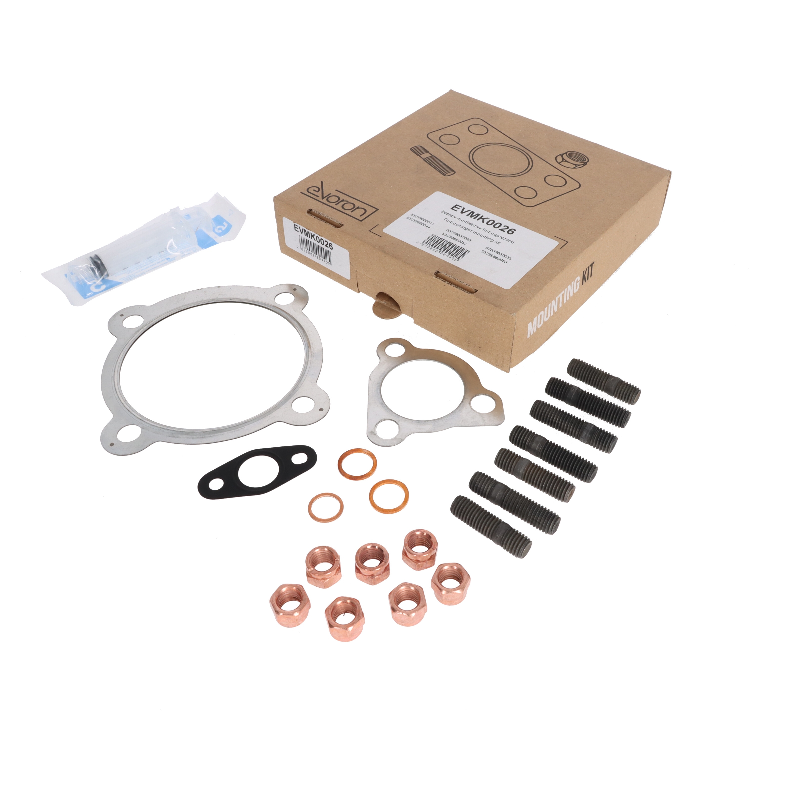 Evoron EVKM0026 Montagesatz Turbolader für AUDI A3 8L TT SEAT LEON 1M1 SKODA VW GOLF 4 1.8 T