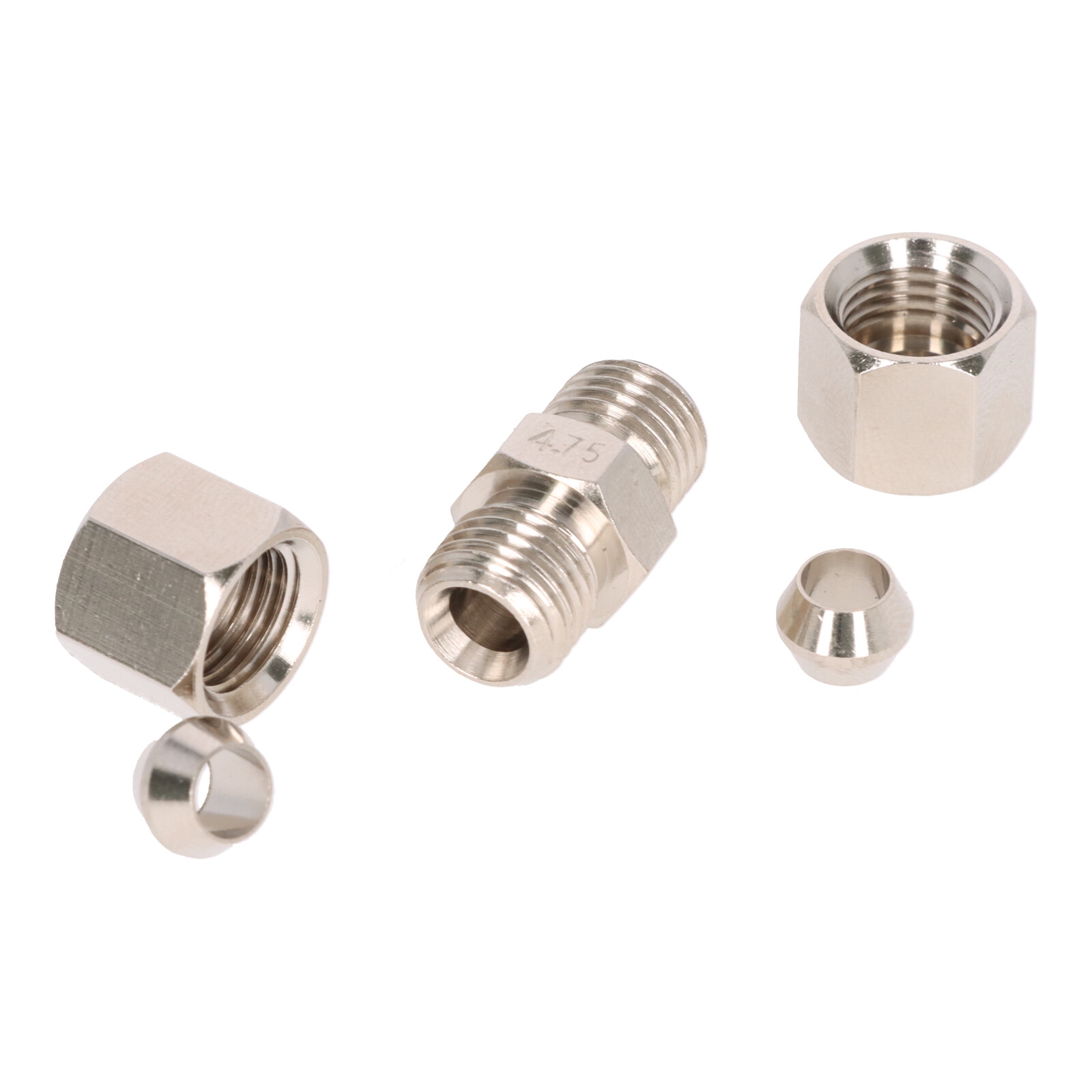 Quickbrake QBSTT4.75 Bremsleitungsverbinder Schnellverbinder 5mm einschraubbar ohne bördeln