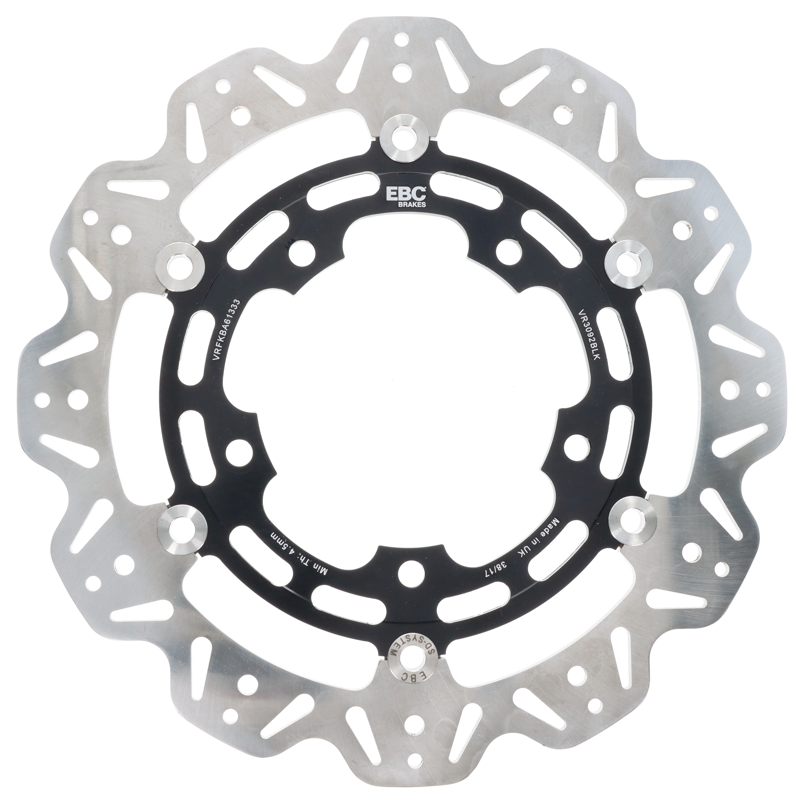 EBC VR3092BLK Bremsscheibe für Suzuki GSF 1200 650 1250 GSR 600 DL GSX 650