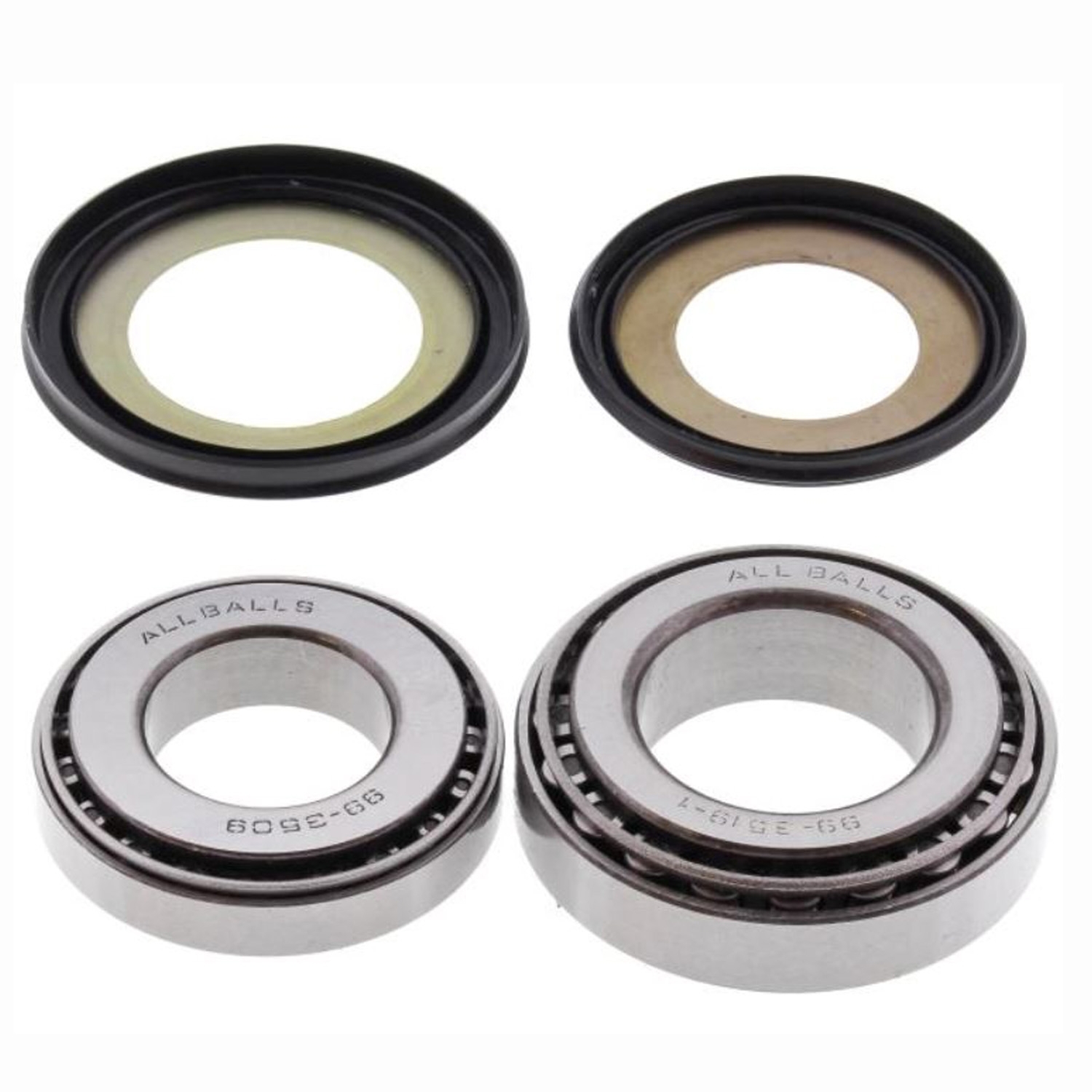 All Balls 22-1019 Lenkkopflager Satz für Suzuki DR 125 250 600 650 750 RM 125 250 465 500 TS 250
