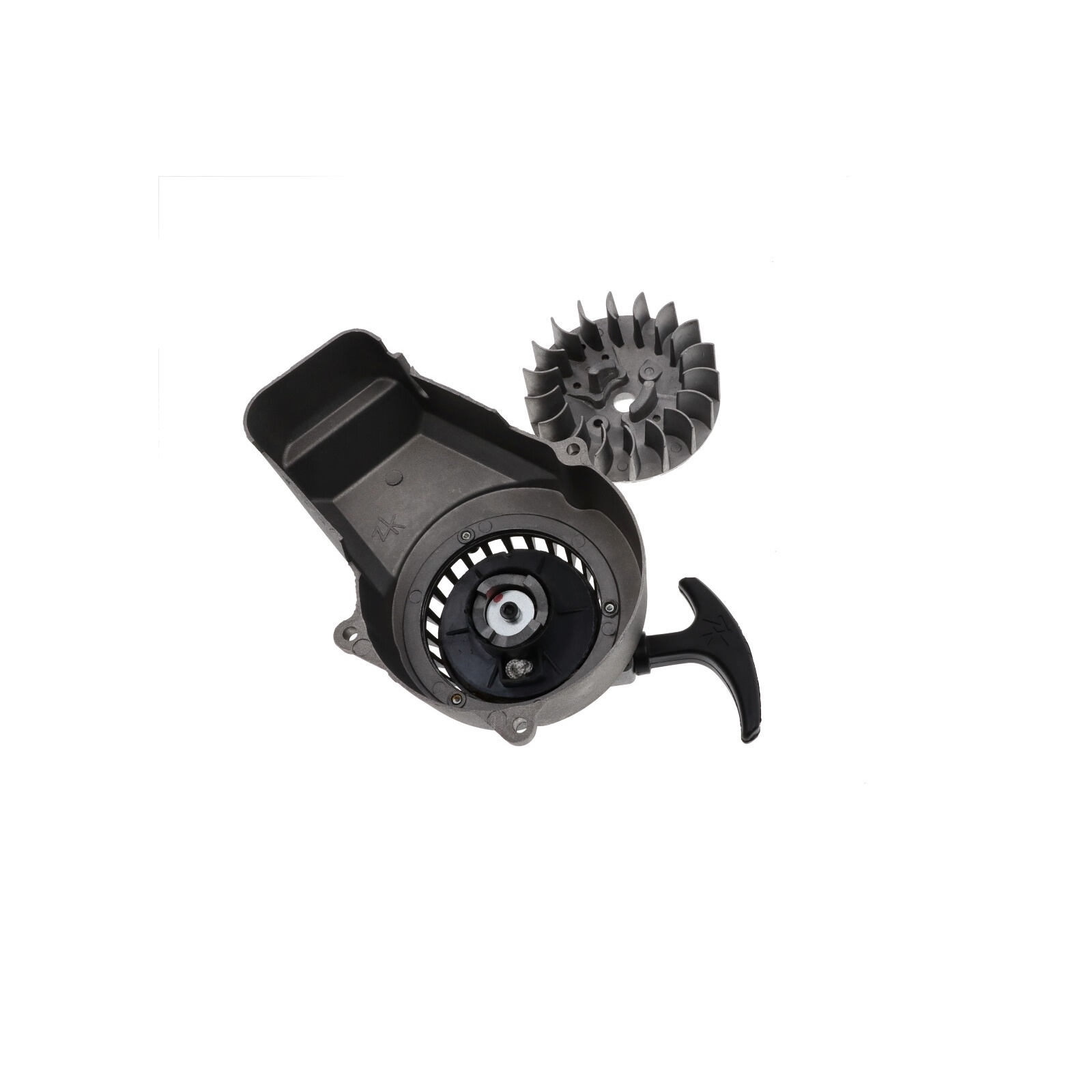 Seilzugstarter Motorgehäuse Schwungrad für Pocket Bike Mini Bike Dirt Bike Cross Mini ATV