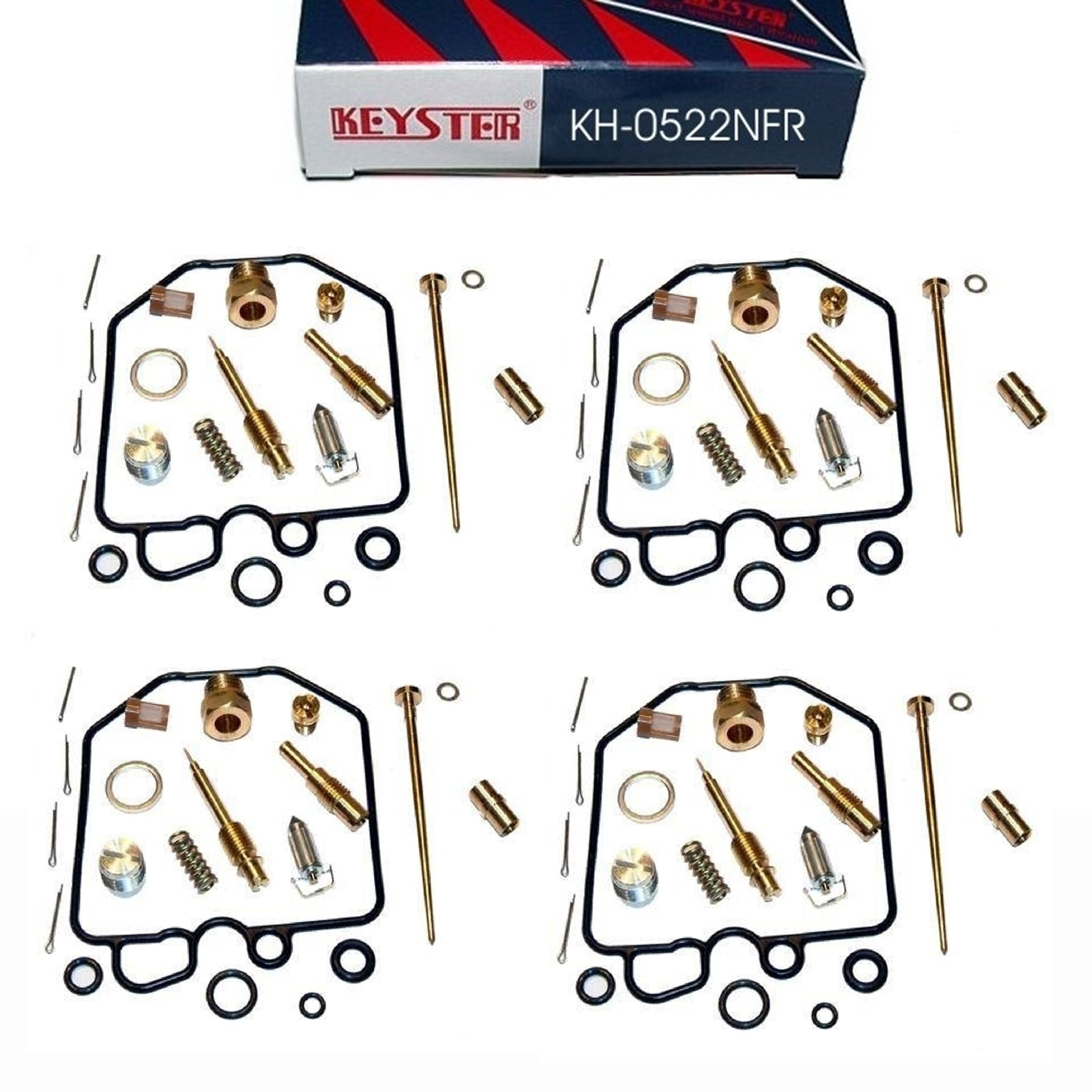 4x Keyster KH-0522NFR Vergaser Reparatursatz für Honda GL1100 Goldwing 1980 - 1983 SC02