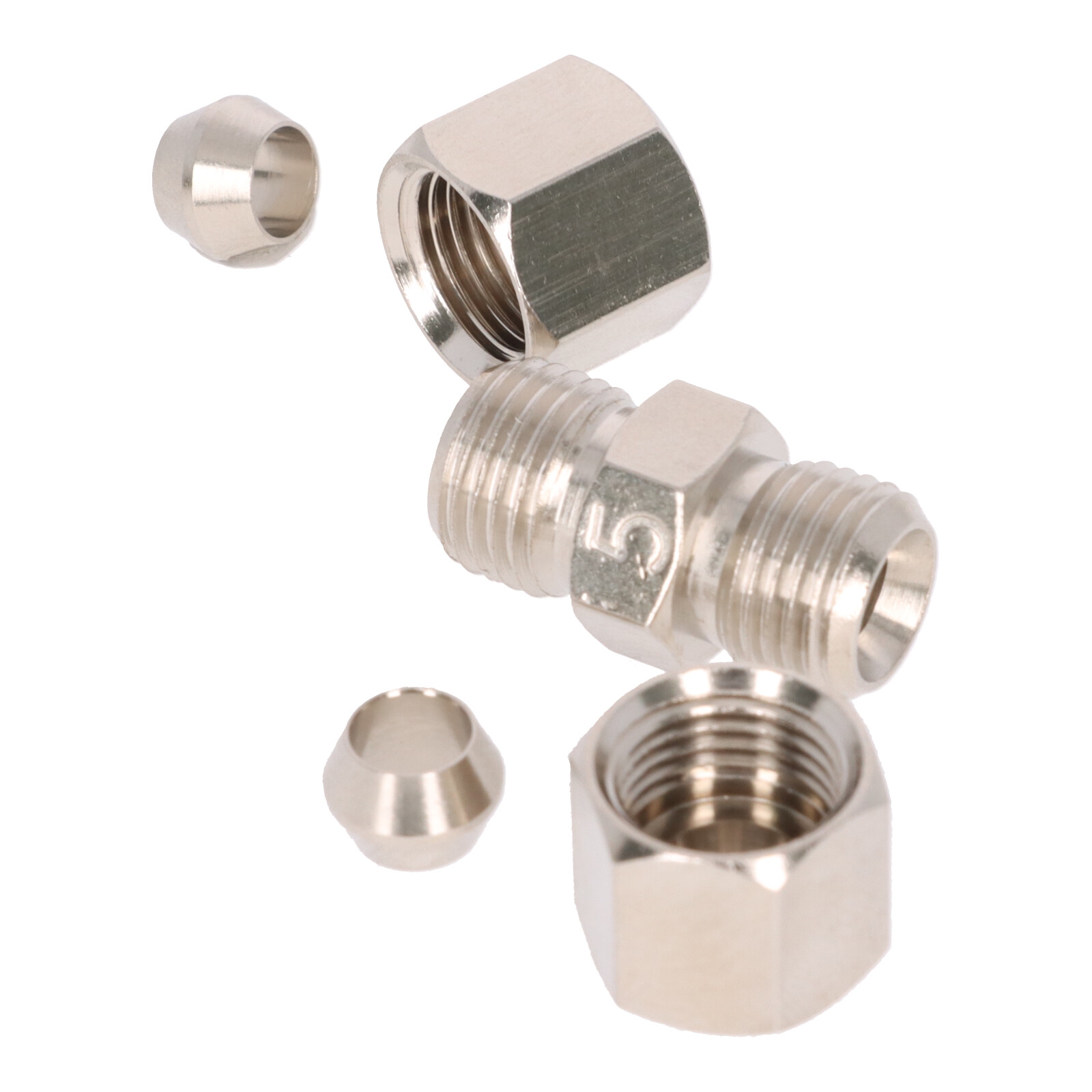 Quickbrake QBSTT5.0 Bremsleitungsverbinder Schnellverbinder 5mm einschraubbar ohne bördeln