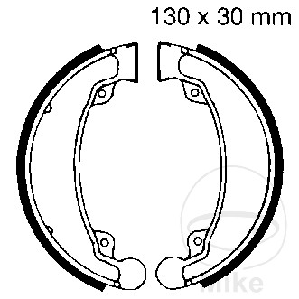 EBC Bremsbacken brake shoe H310