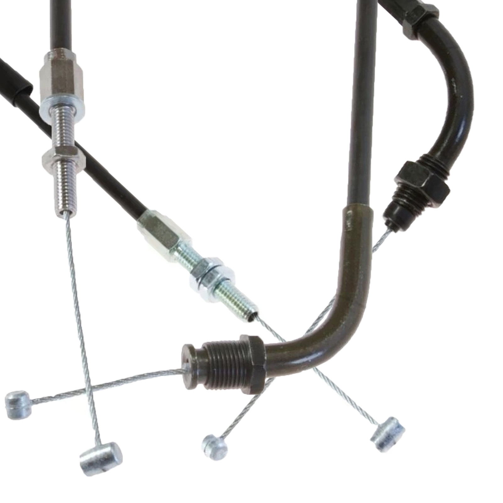 Gaszug Satz für Honda Deauville NT 650 V 1998 - 2005 Öffner A + Schließer B Bowdenzugsatz