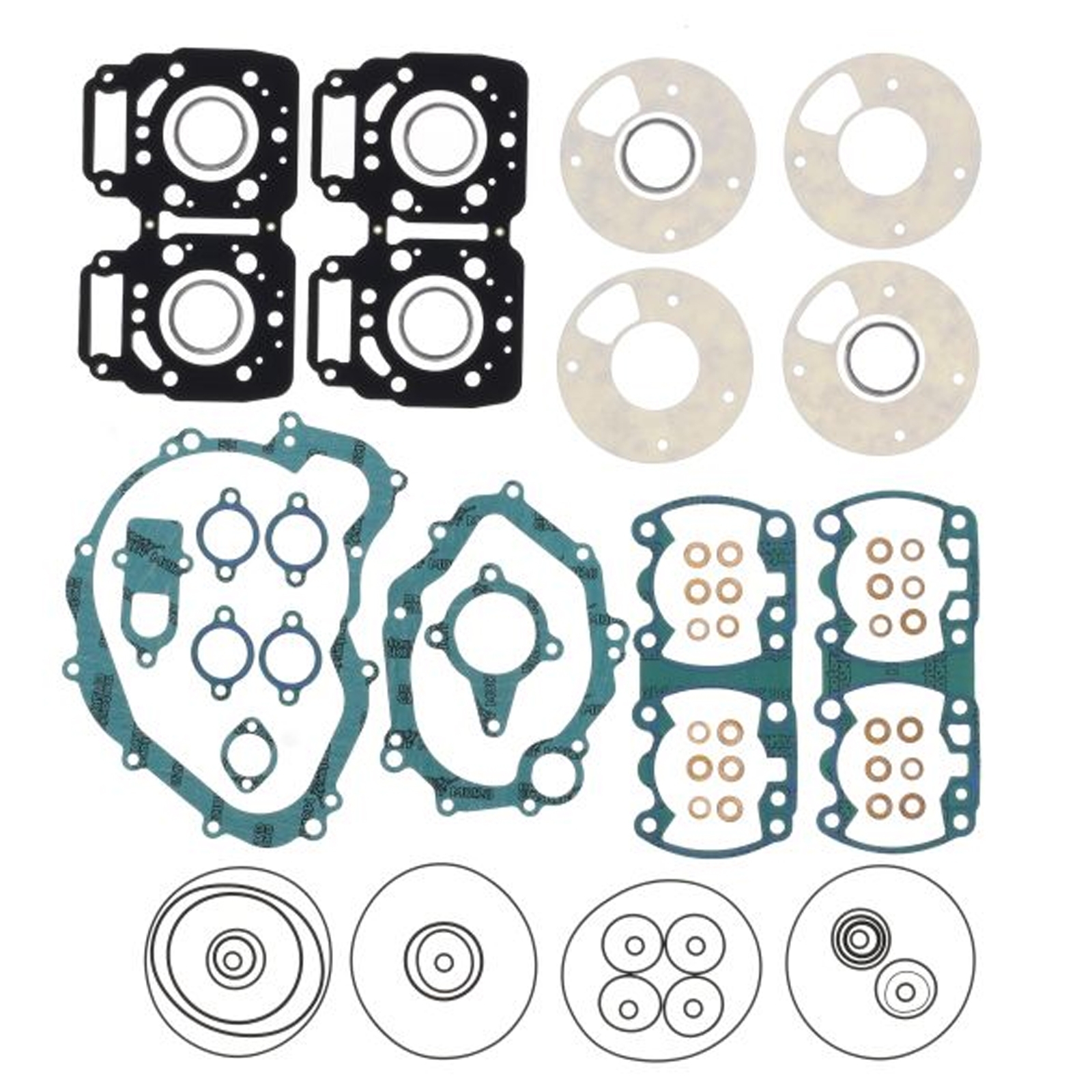 Motordichtsatz P400510850501 für Suzuki RG500 C Gamma 1987 - 1989 HM31A RC500 1986