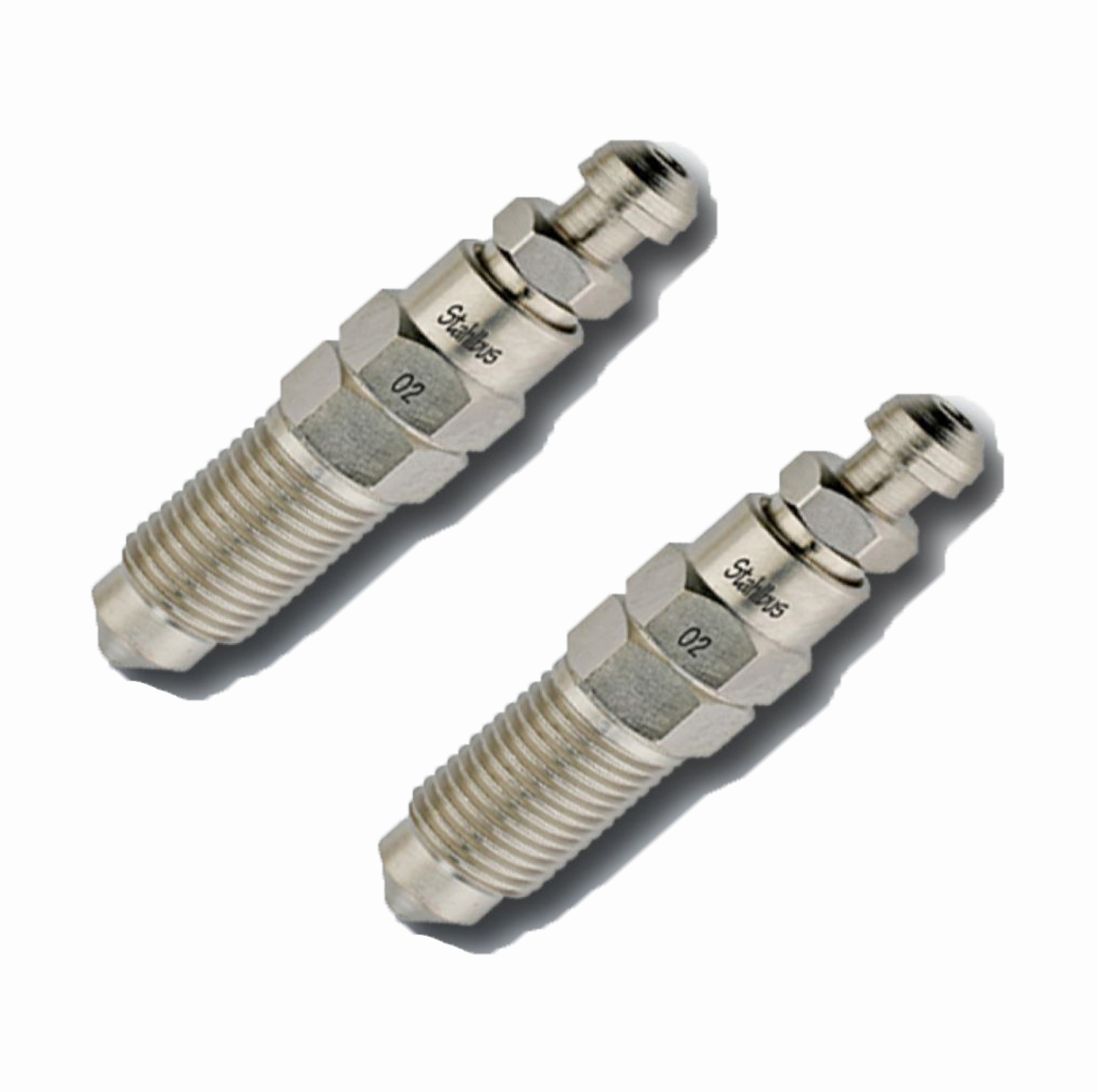 SB-110413 2x stahlbus Schnell-Entlüfterschraube M10x1.0x20mm mit integriertem Entlüftungsventil