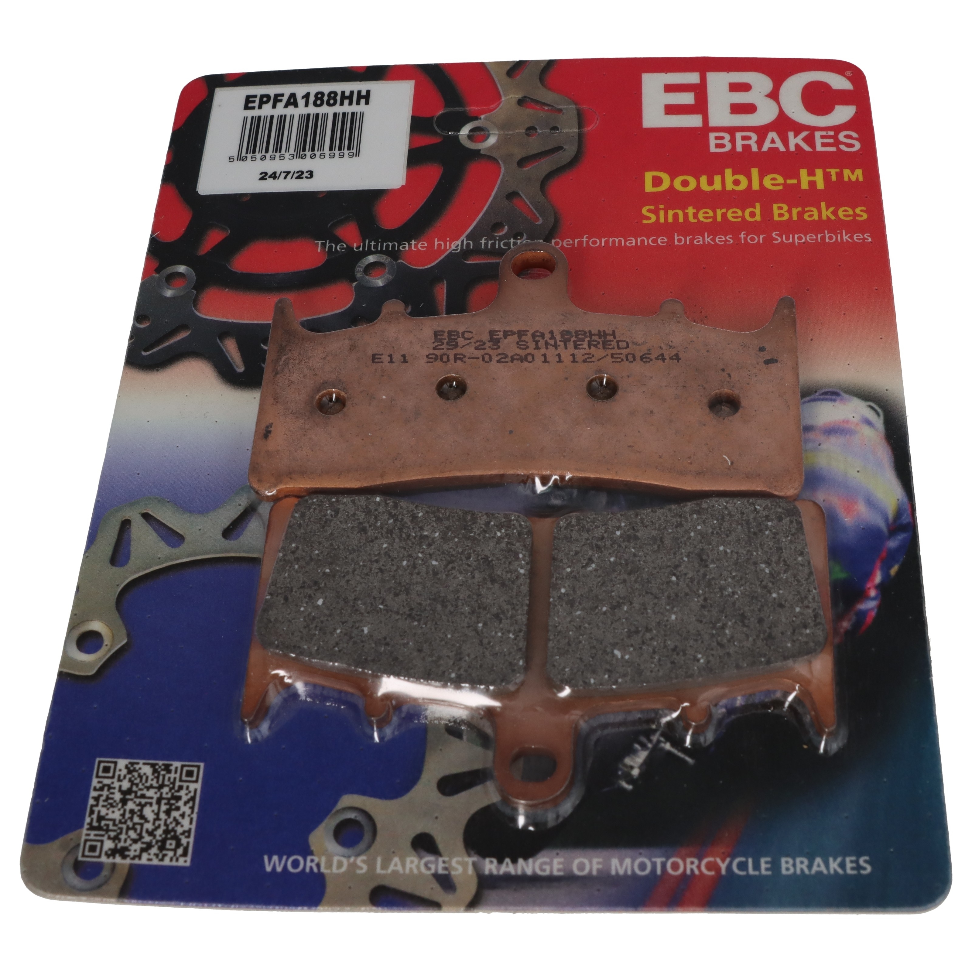 EBC Bremsbeläge EPFA188HH für Kawasaki ZR-6R ZX-7R ZX-9R ZRX ZX-12R VN