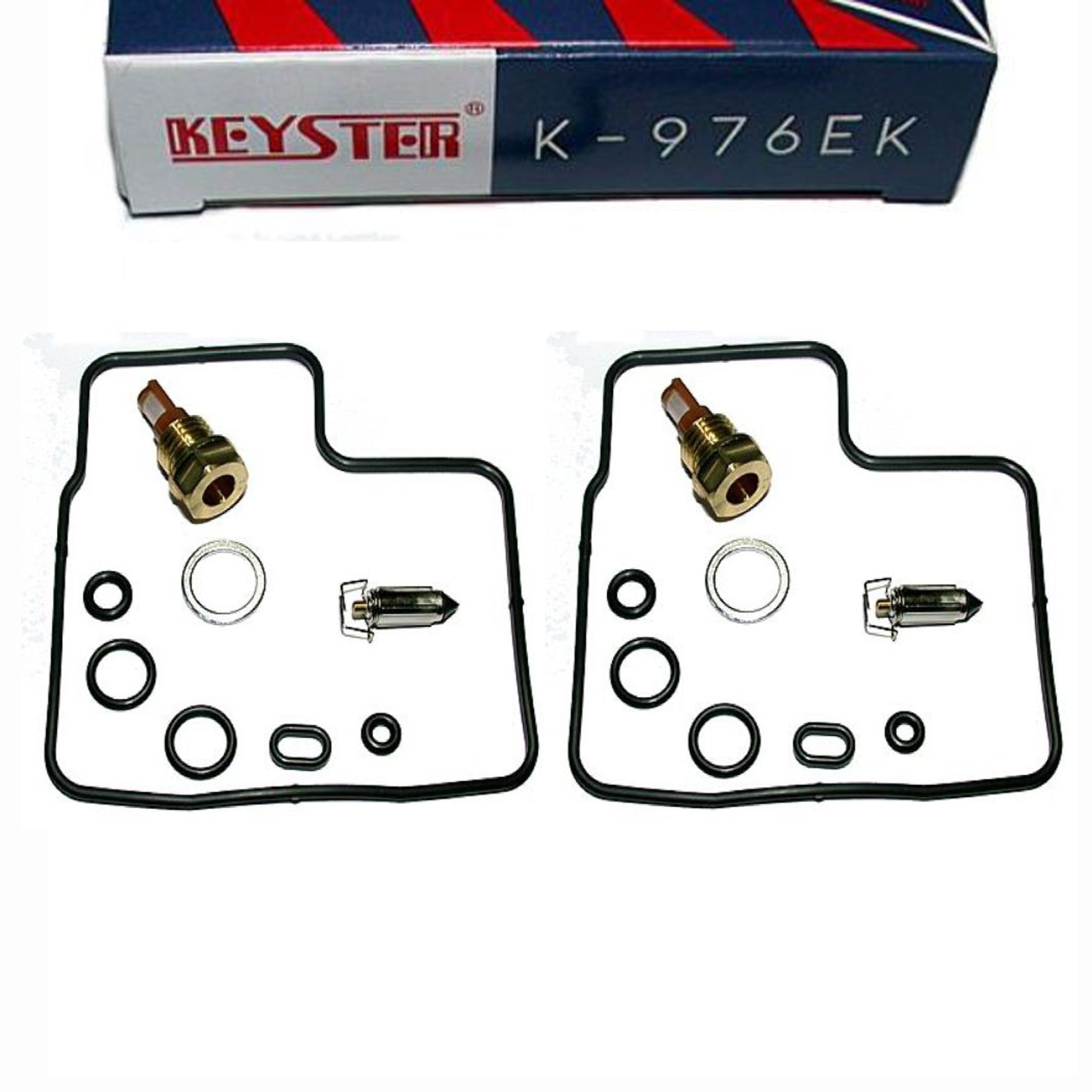 2x Keyster K-976EK Vergaser Reparatursatz für Honda NTV650 VT750 VT800 VT1100C Shadow