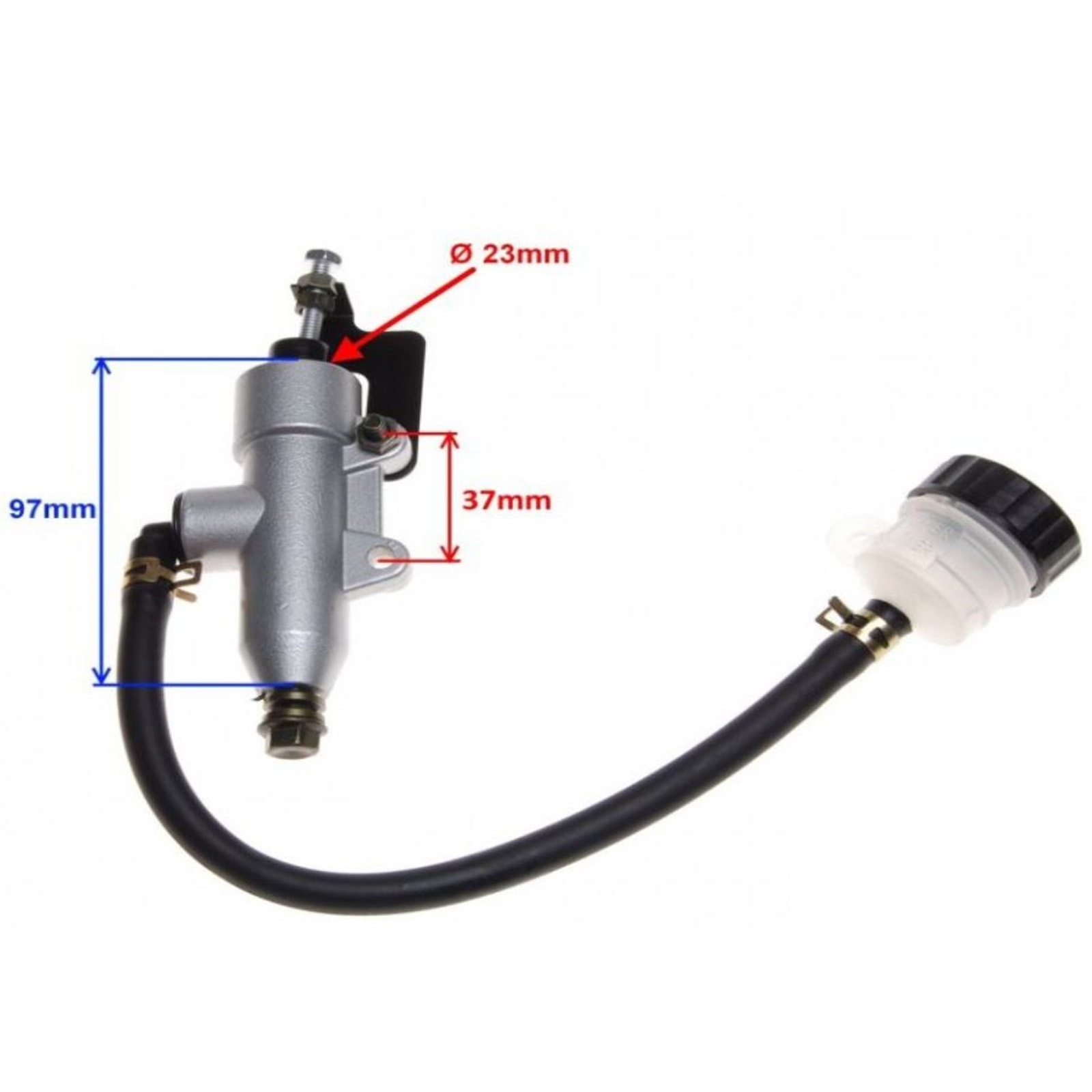 Hauptbremszylinder Bremspumpe hinten für Quad ATV Bashan Lyda 200 250