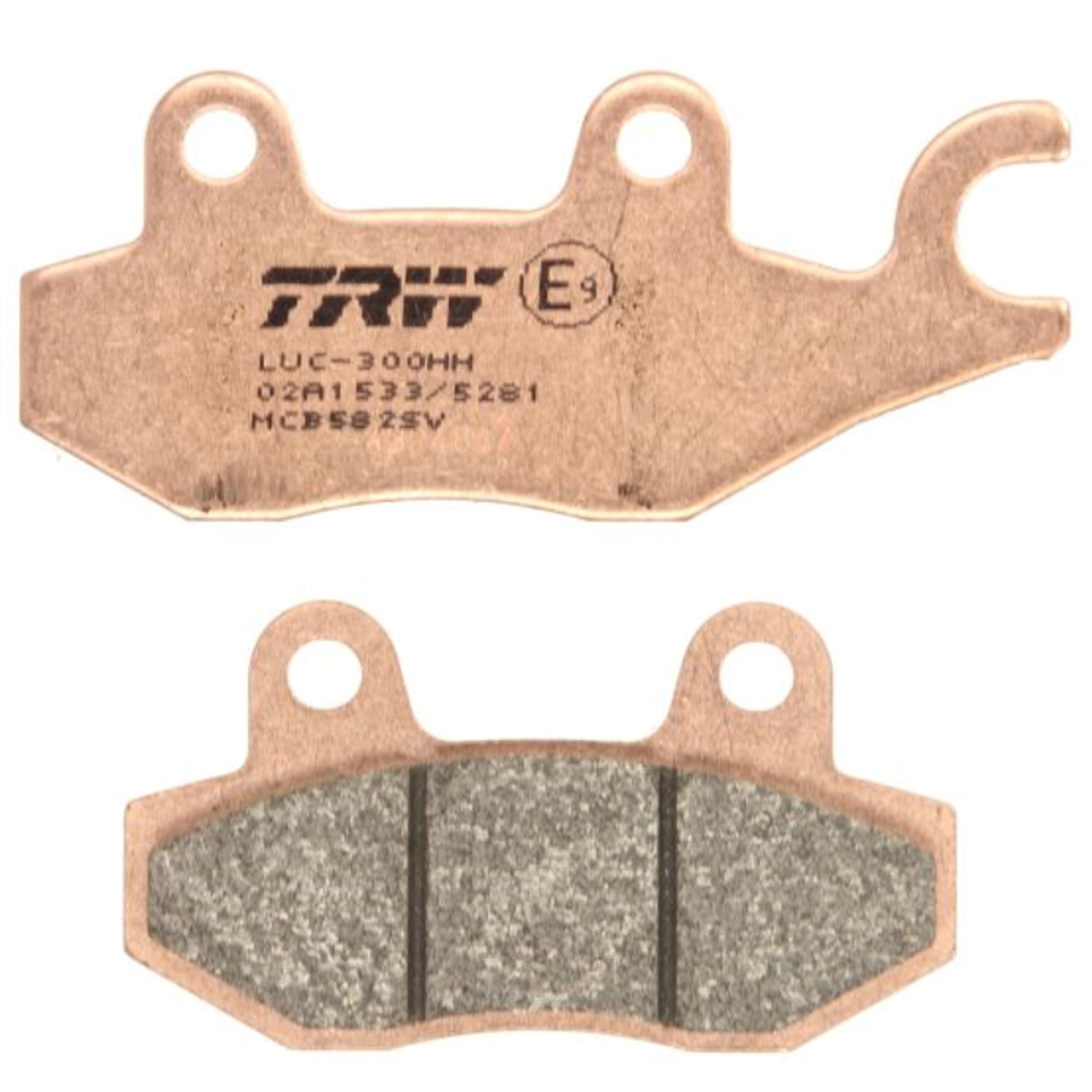 TRW MCB582SV Sintermetall Bremsbeläge vorne für Kawasaki KX KLF KVF etc Suzuki RM DR LT- EN Yamaha YZ