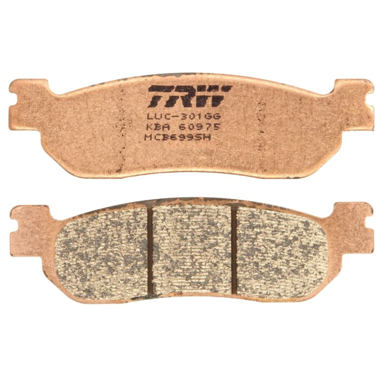 TRW MCB699SH Sintermetall Bremsbeläge hinten für Yamaha YZF-R6 600 YZF-R1 1000 YP 125 400