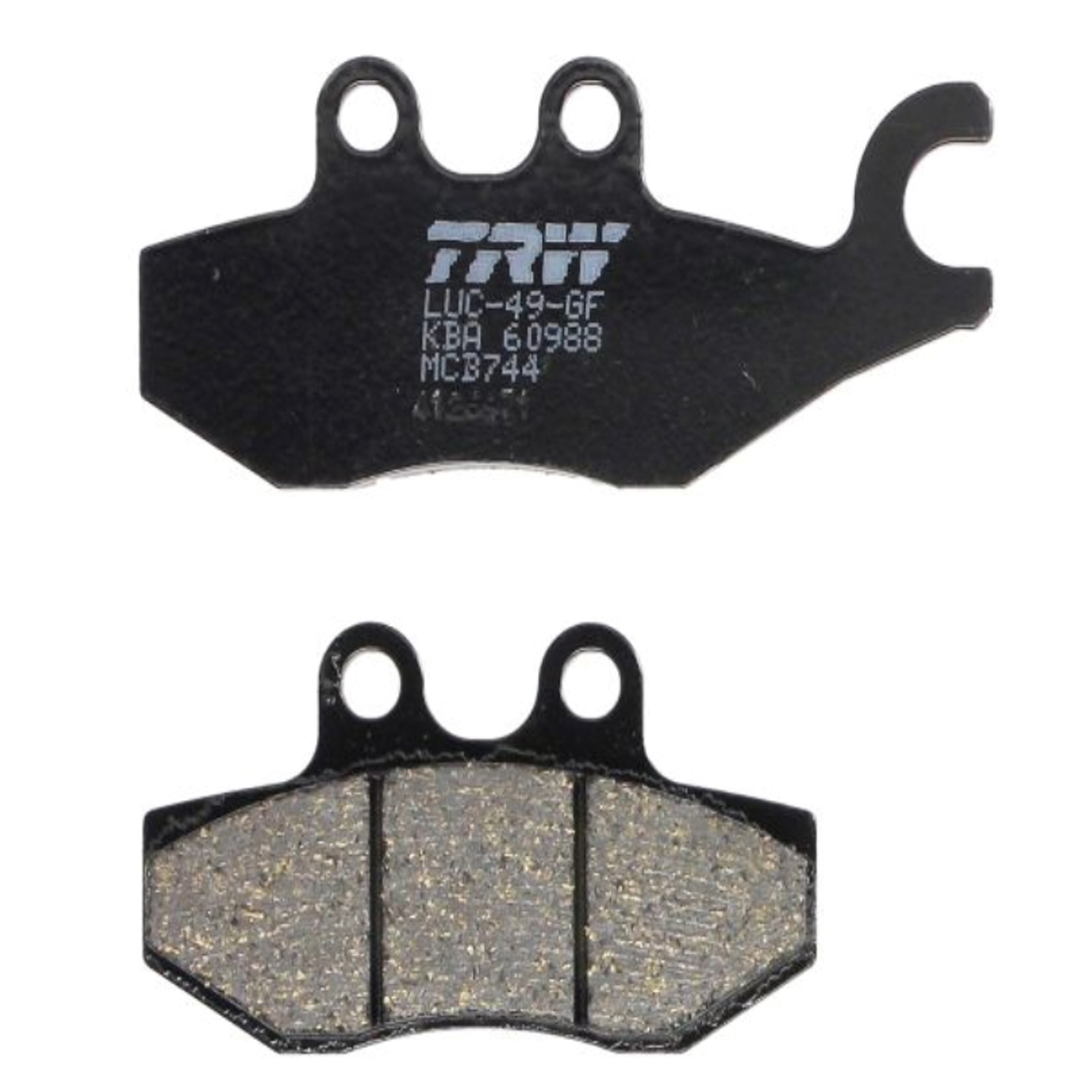 TRW MCB744 Bremsbeläge für Piaggio Fly MP3 TPH Beverly Gilera Runner Fuoco GP Vespa GTS