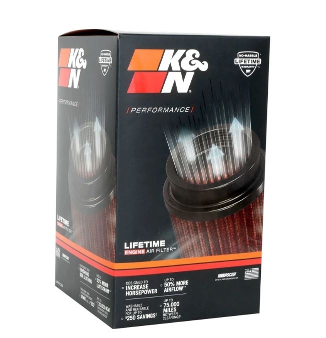K&N UNIVERSAL Sport Luftfilter RC-3690 Flansch 89 mm