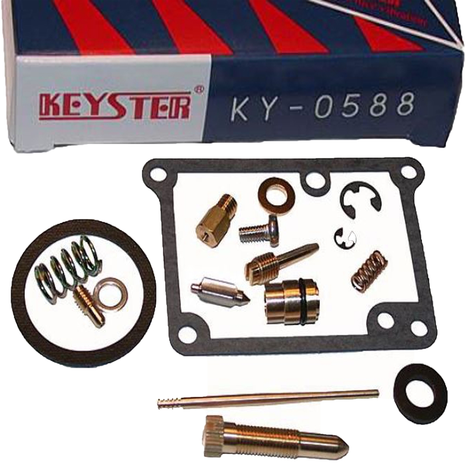 2x Keyster KY-0588 Vergaser Reparatursatz für Yamaha RD350 LC 1981 - 1983 Typ 4L0