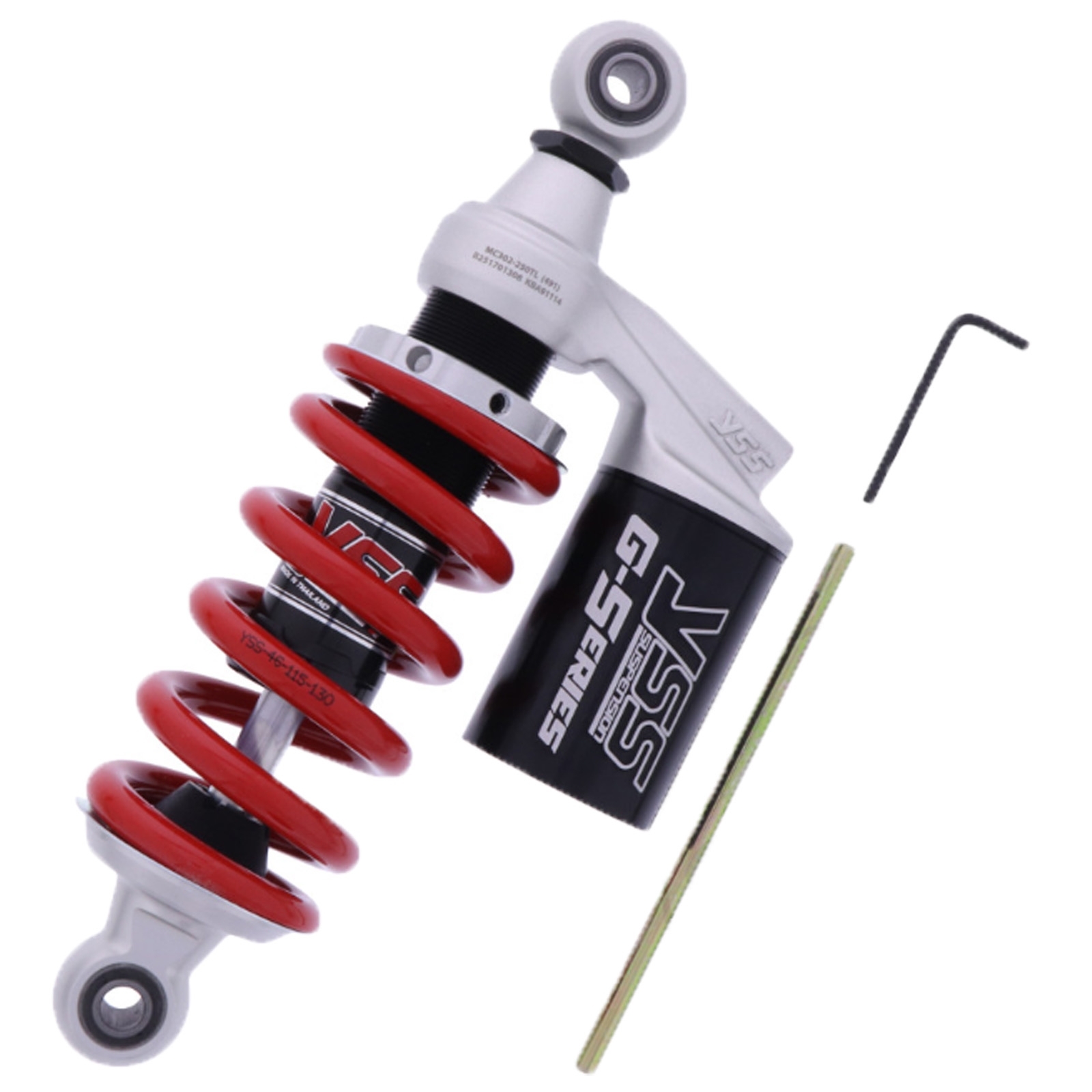 YSS MC302-250TL-19-858 Stoßdämpfer Federbein hinten für Honda MSX 125 2013-2024 JC61A JC75A JC92A