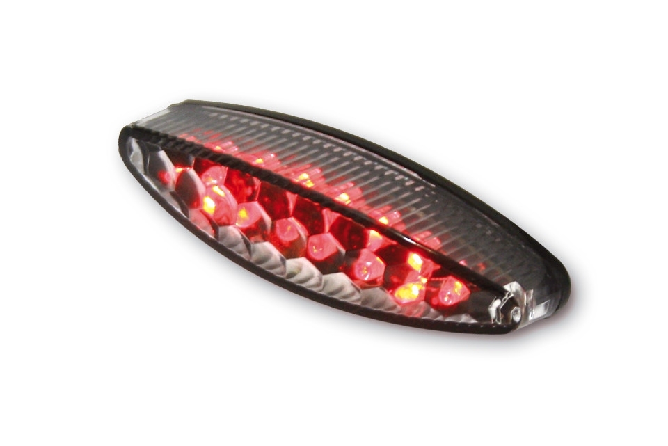 HIGHSIDER LED-Mini-Rücklicht LITTLE NUMBER1, mit Nummernschildbeleuchtung, klares Glas